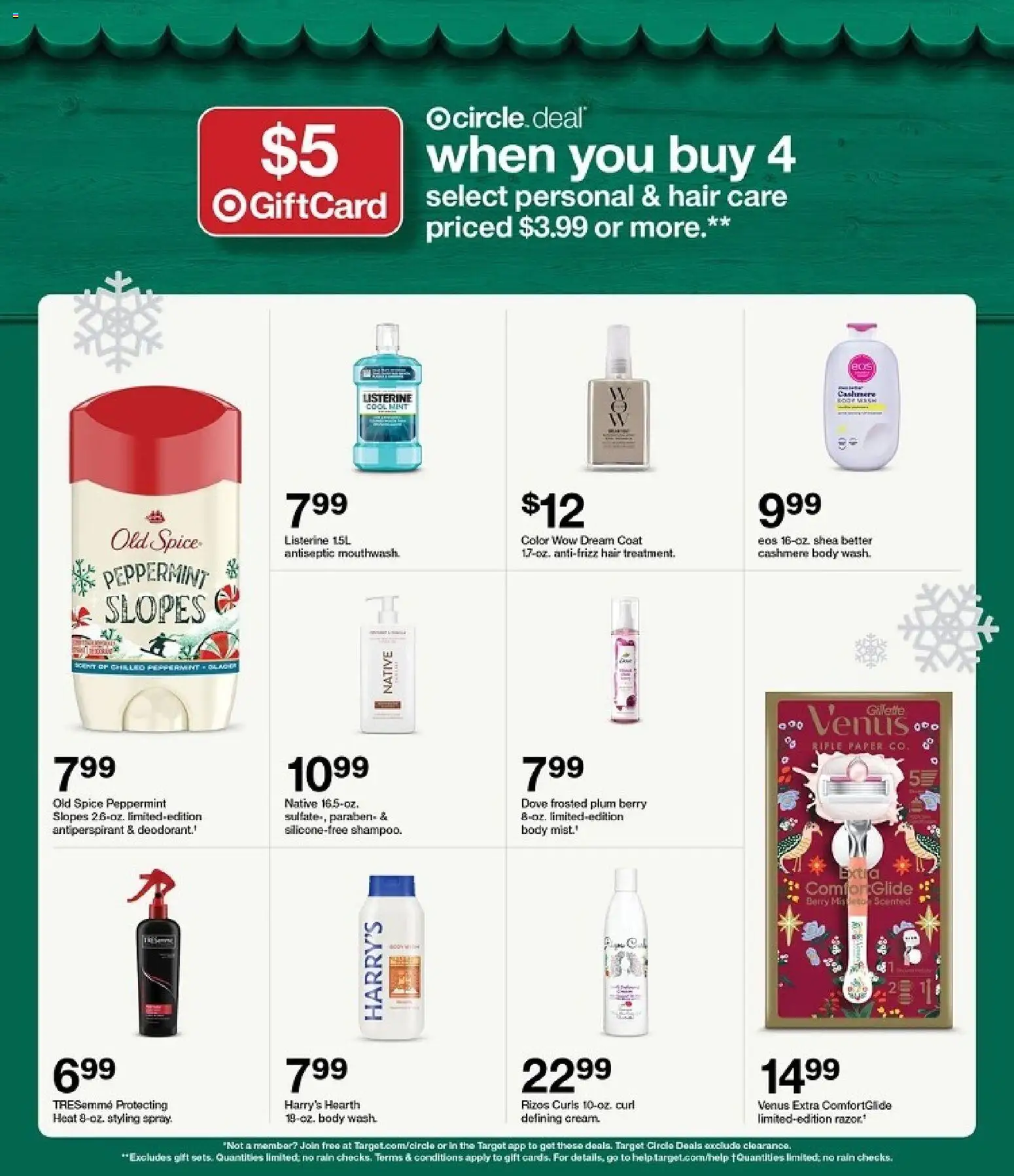 Target Weekly Ad - valid from 30.11.2025 | Page: 40 | Products: Peppermint, Antiperspirant, Body Wash, Coat
