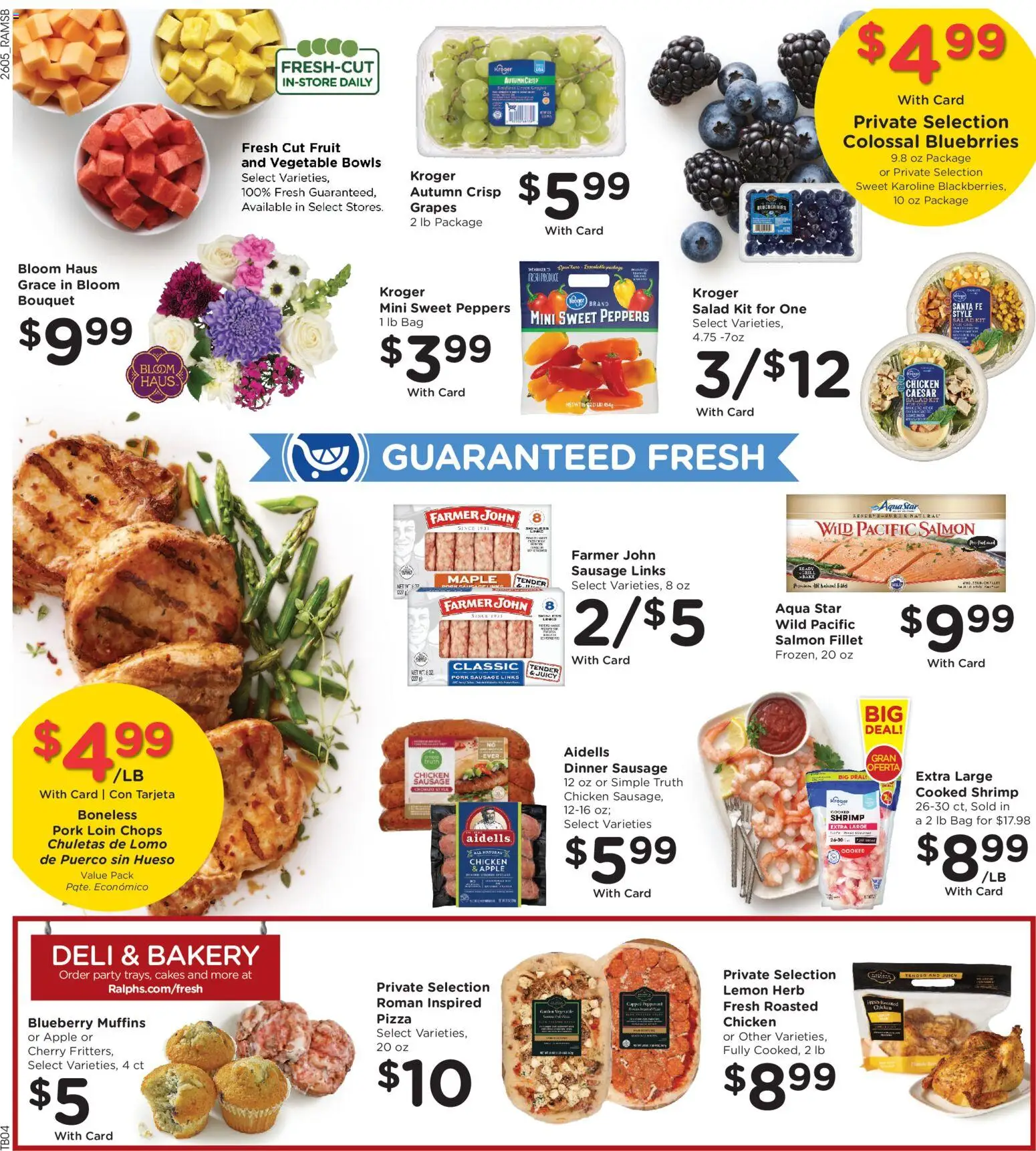 Ralphs Weekly Ad - valid from 04.03.2026 | Page: 9 | Products: Peppers, Salad, Lemon, Bag