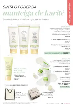 Mary Kay - Catálogo Janeiro/Fevereiro 2026 - Pré-Visualização do folheto da loja Mary Kay, válido de 01.01.2026 | Página: 57 | Produtos: Desodorante, Caixa, Manteiga, Gel de limpeza