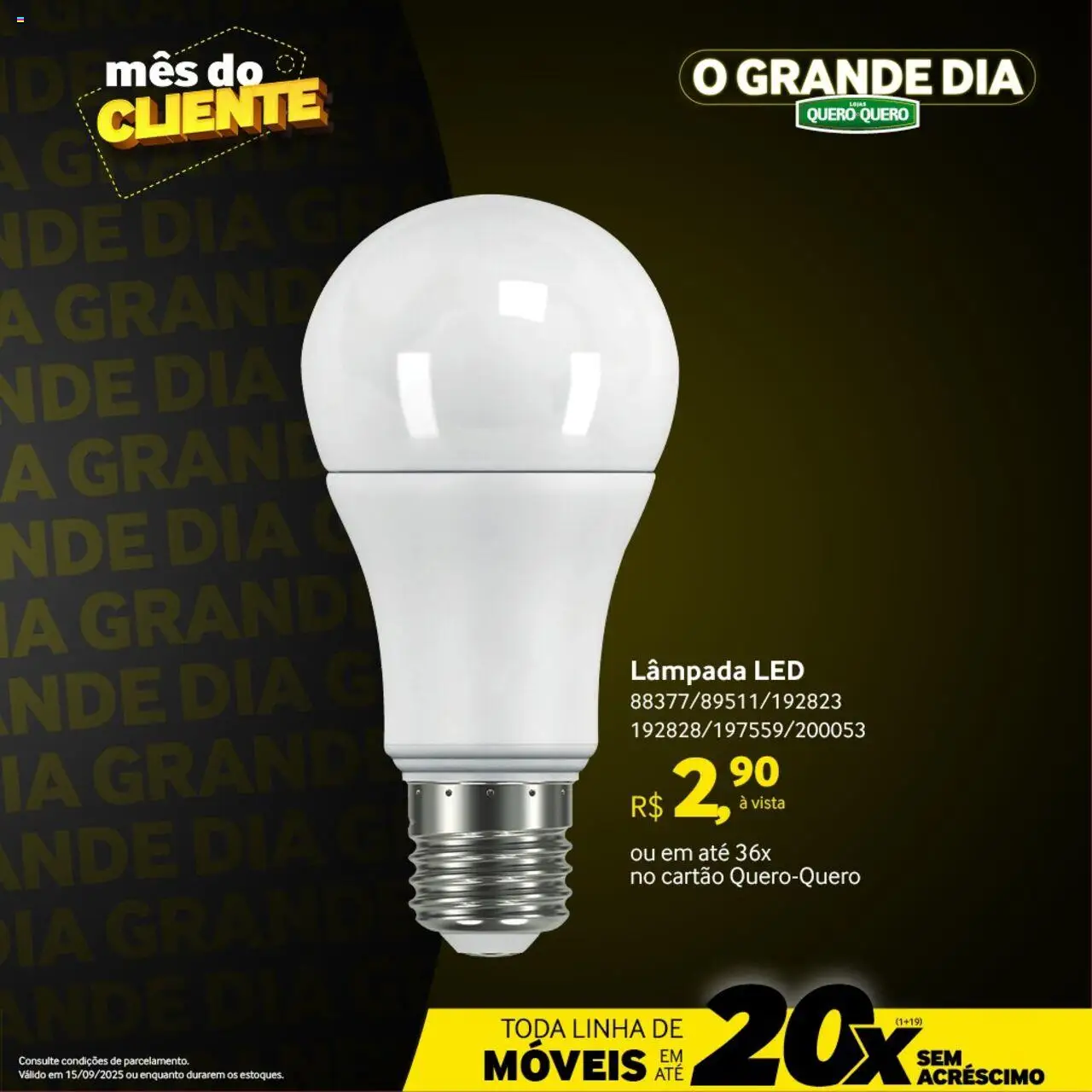 Lojas Quero-Quero Folheto - válido de 15.09.2025 | Página: 16 | Produtos: Lâmpada, Lâmpada led