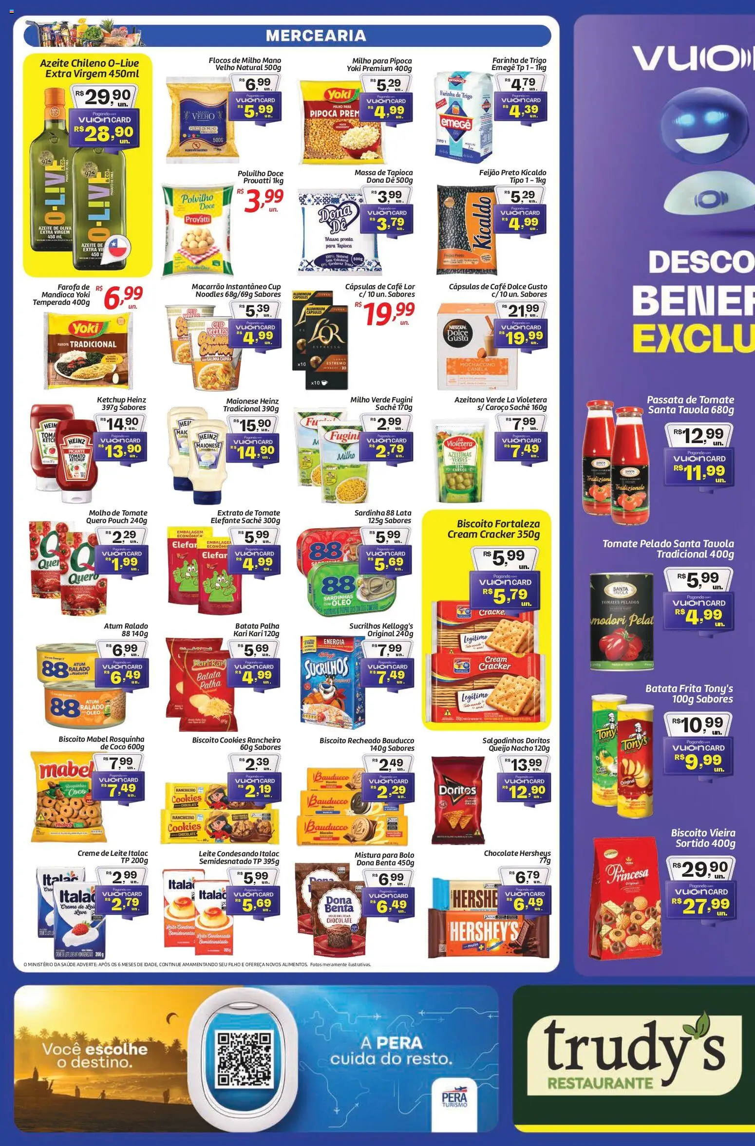 Comper Folheto - válido de 05.01.2026 | Página: 2 | Produtos: Pera, Polvilho, Salgadinhos, Maionese