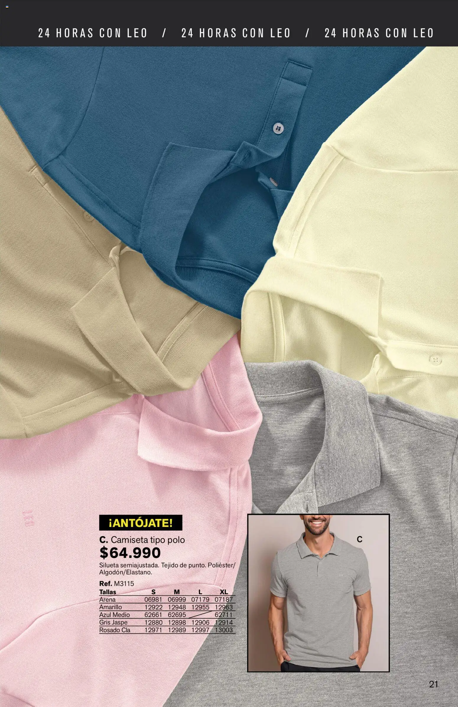 Leonisa revista - valida desde el 16.03.2026 | Página: 21 | Productos: Camiseta