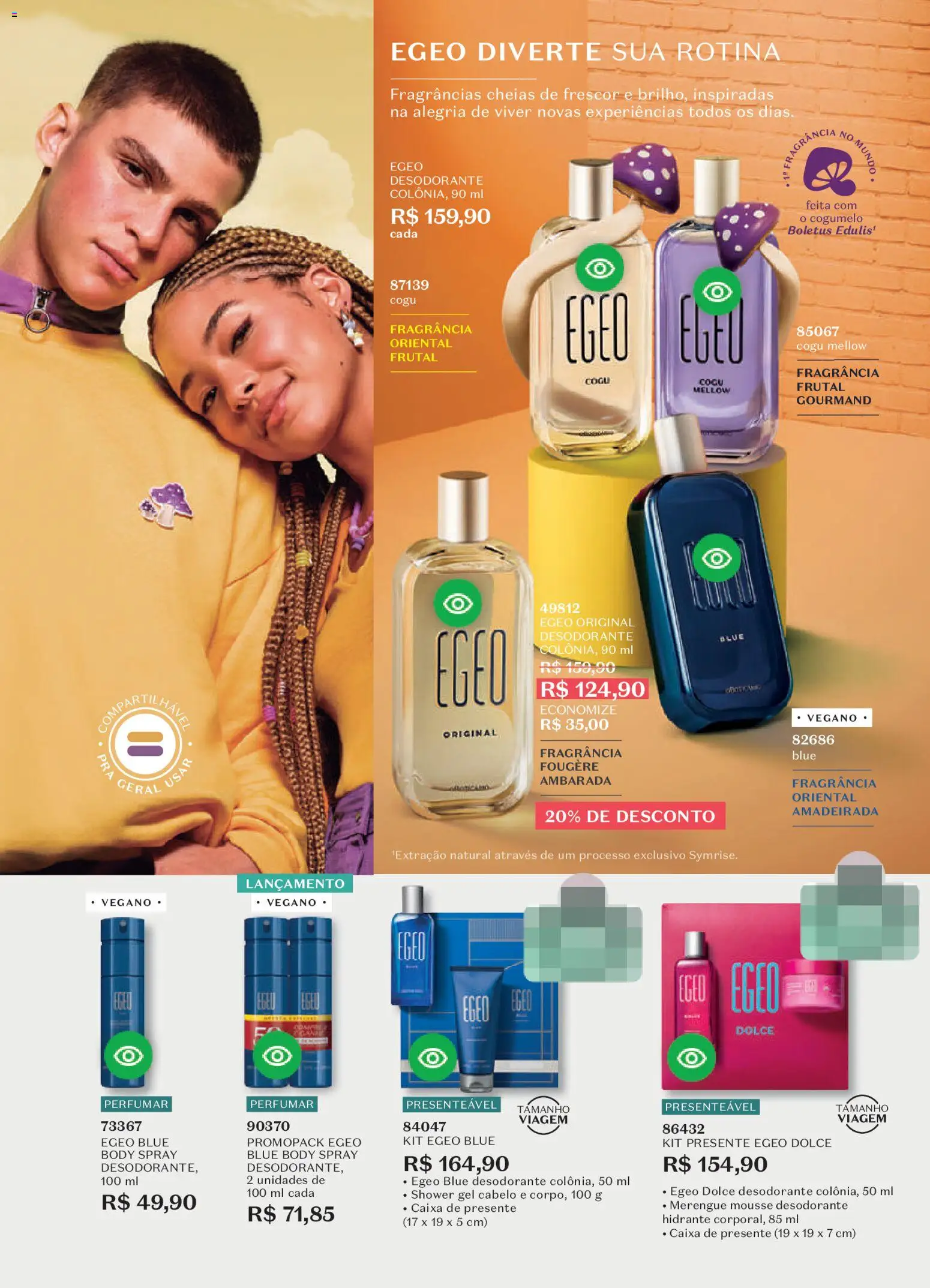 O Boticário Folheto - válido de 23.03.2026 | Página: 83 | Produtos: Fragrância, Desodorante, Cogumelo, Body
