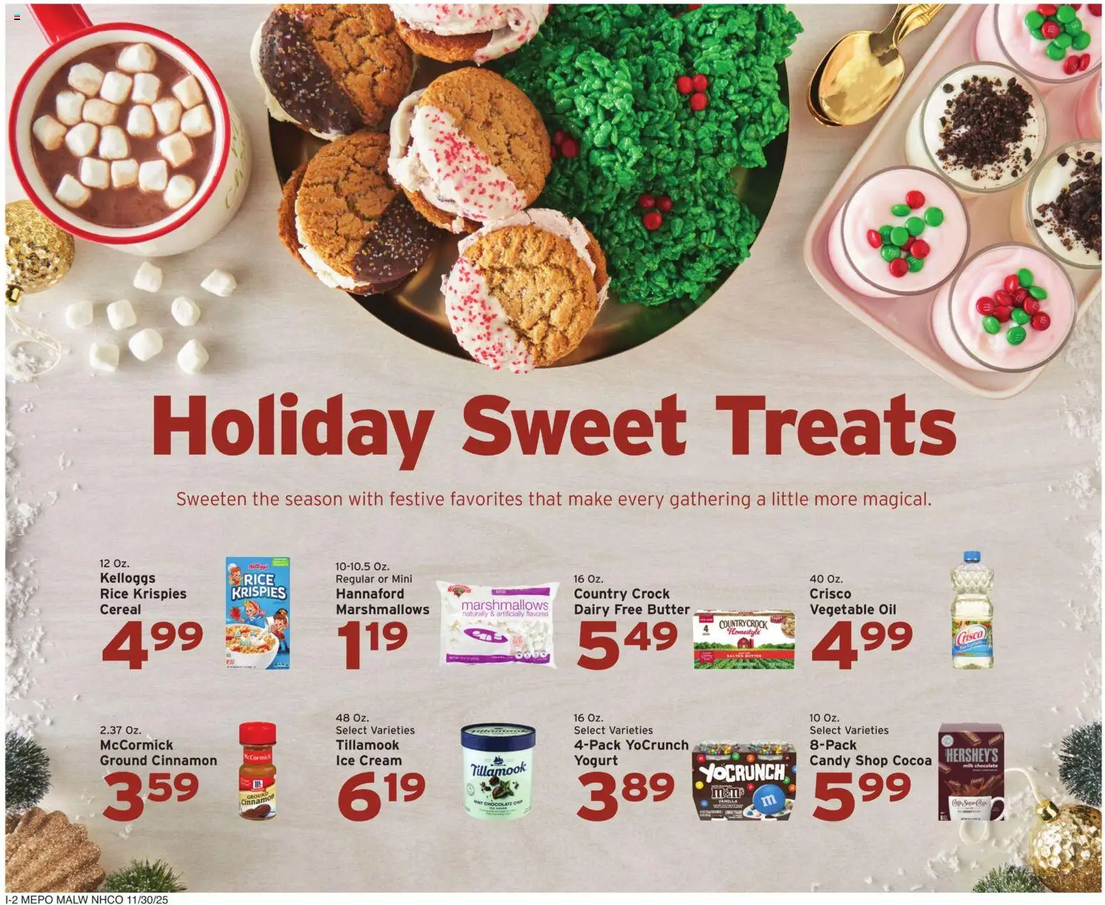 Hannaford Weekly Ad - valid from 30.11.2025 | Page: 10 | Products: Butter, Oil, Cream, Ice cream