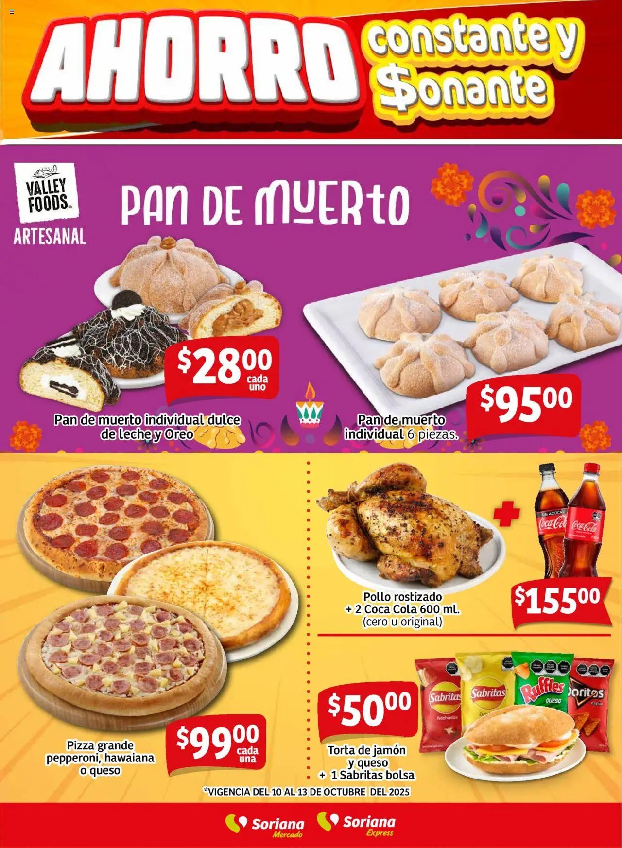Nuevas ofertas de Soriana válidas en toda la República Mexicana desde el 09.10.2025. ¡Encuentra las mejores ofertas en Soriana - Fin de Semana Mercado: BCS, Son y Sin! | Página: 8 | Productos: Pollo, Col, Leche, Jamón