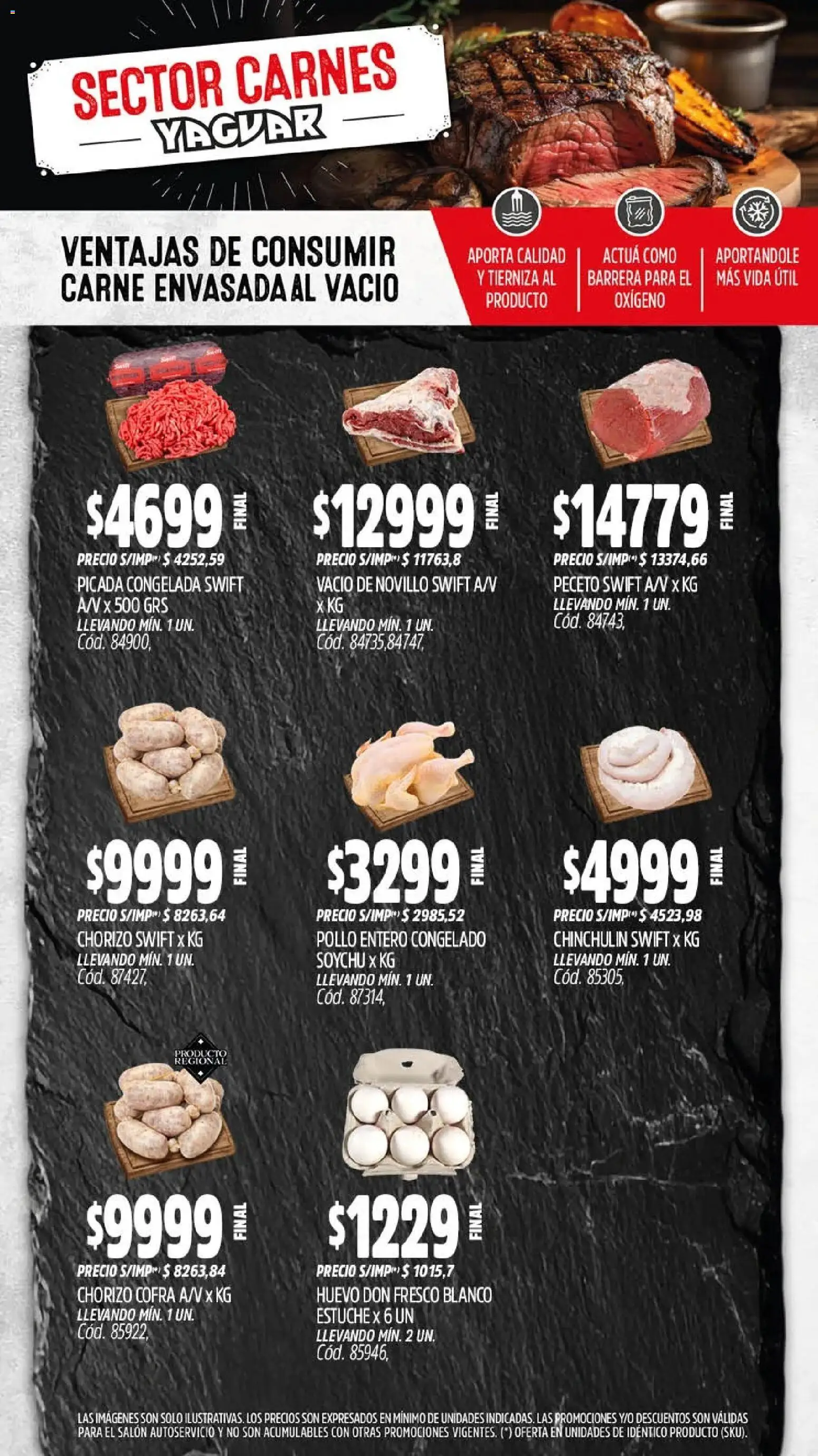 Yaguar - Oferta Semanal Misiones │ válido desde el 02.03.2026 | Página: 4 | Productos: Pollo, Huevo, Estuche, Chorizo