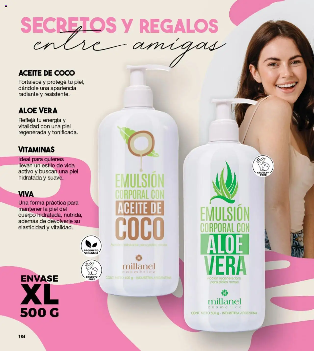 Millanel catálogo │ válido desde el 23.06.2025 | Página: 184 | Productos: Vitaminas, Aceite, Emulsión, Radiante
