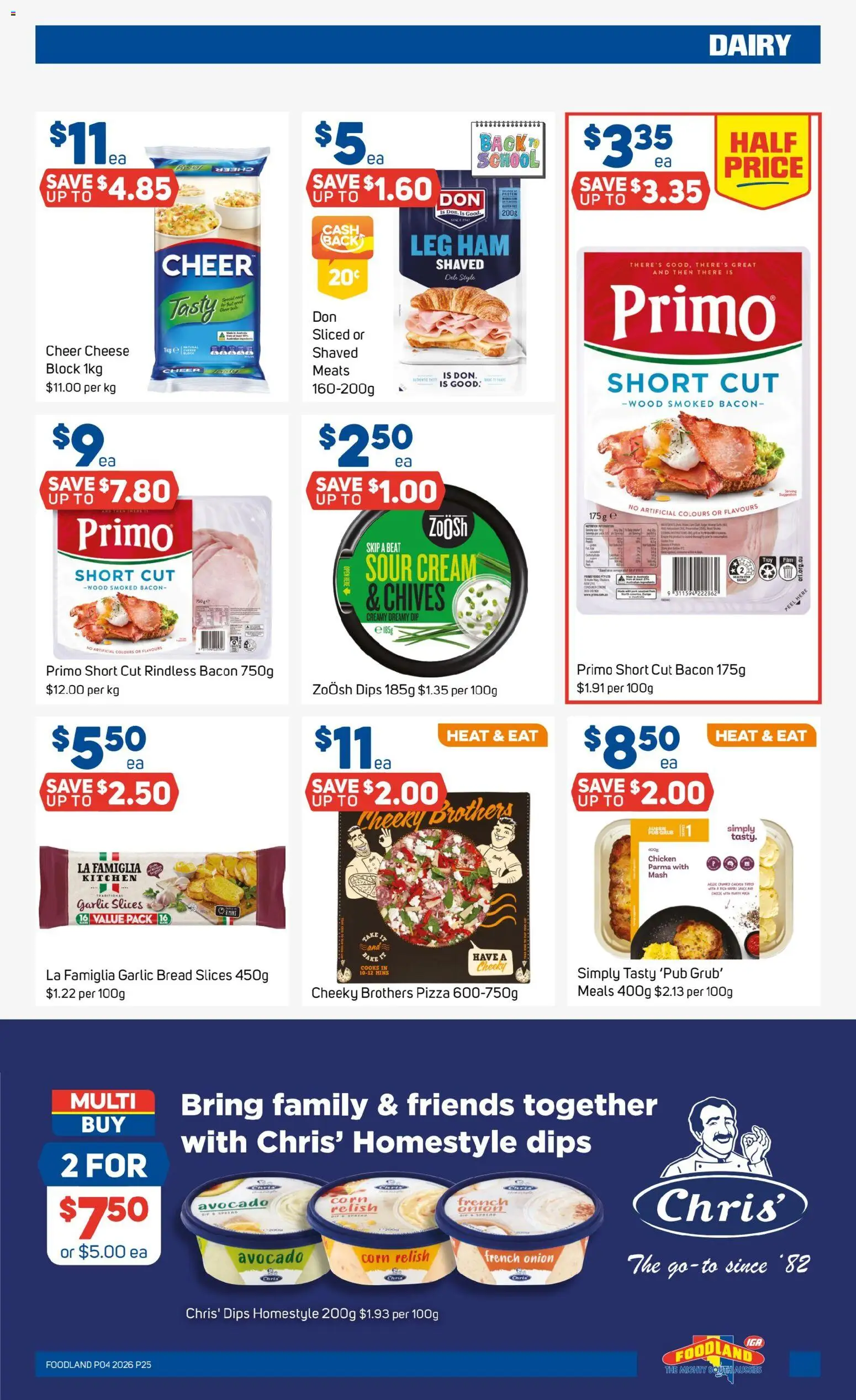 Foodland catalogue - valid from 21.01.2026 | Page: 25 | Products: Bacon, Ham, Pizza, Sour cream