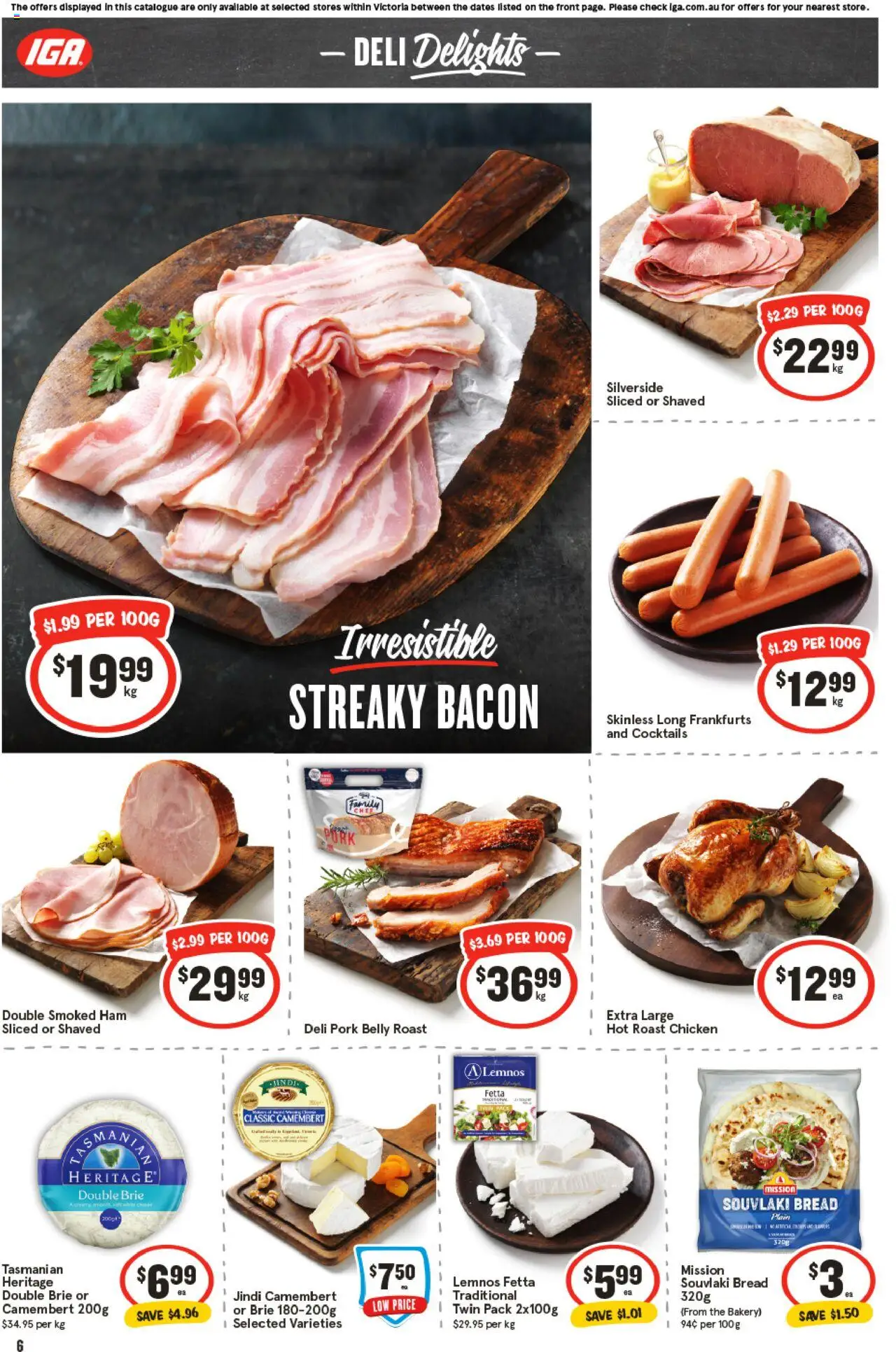 IGA catalogue - valid from 20.08.2025 | Page: 6 | Products: Chicken, Steak, Salt, Pepper