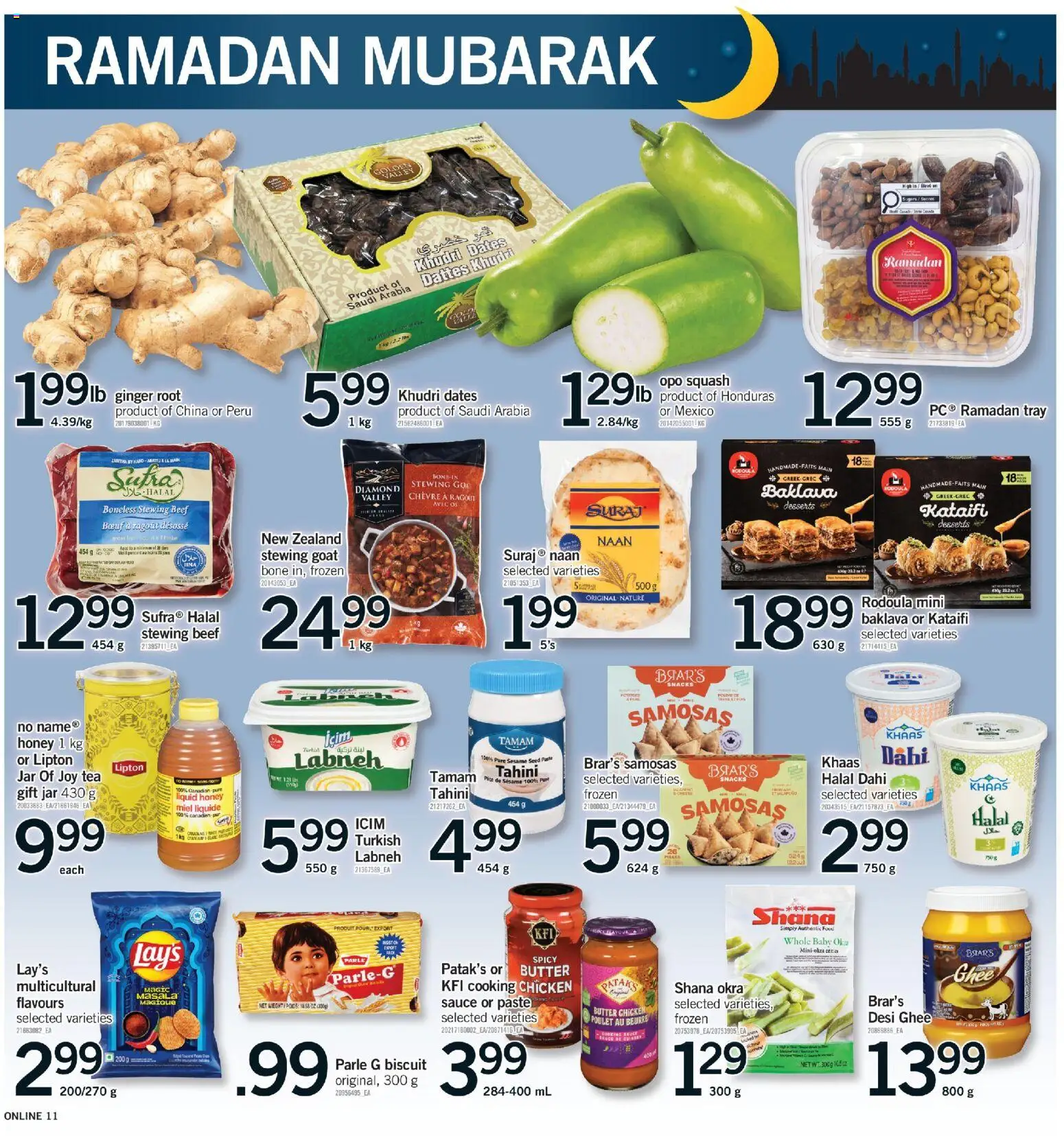 Fortinos flyer valid from 19.02.2026 | Page: 11 | Products: Tea, Beef, Butter, Chicken