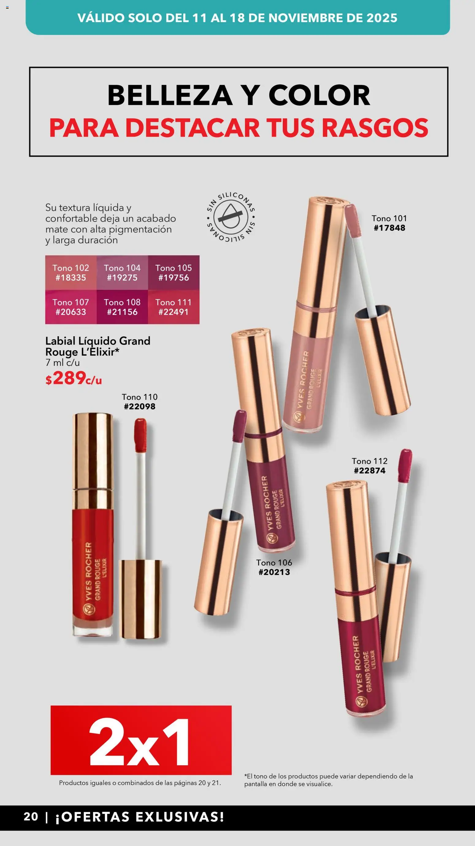 Nuevas ofertas de Yves Rocher válidas en toda la República Mexicana desde el 28.10.2025. ¡Encuentra las mejores ofertas en Yves Rocher Buen Fin ! | Página: 20 | Productos: Mate