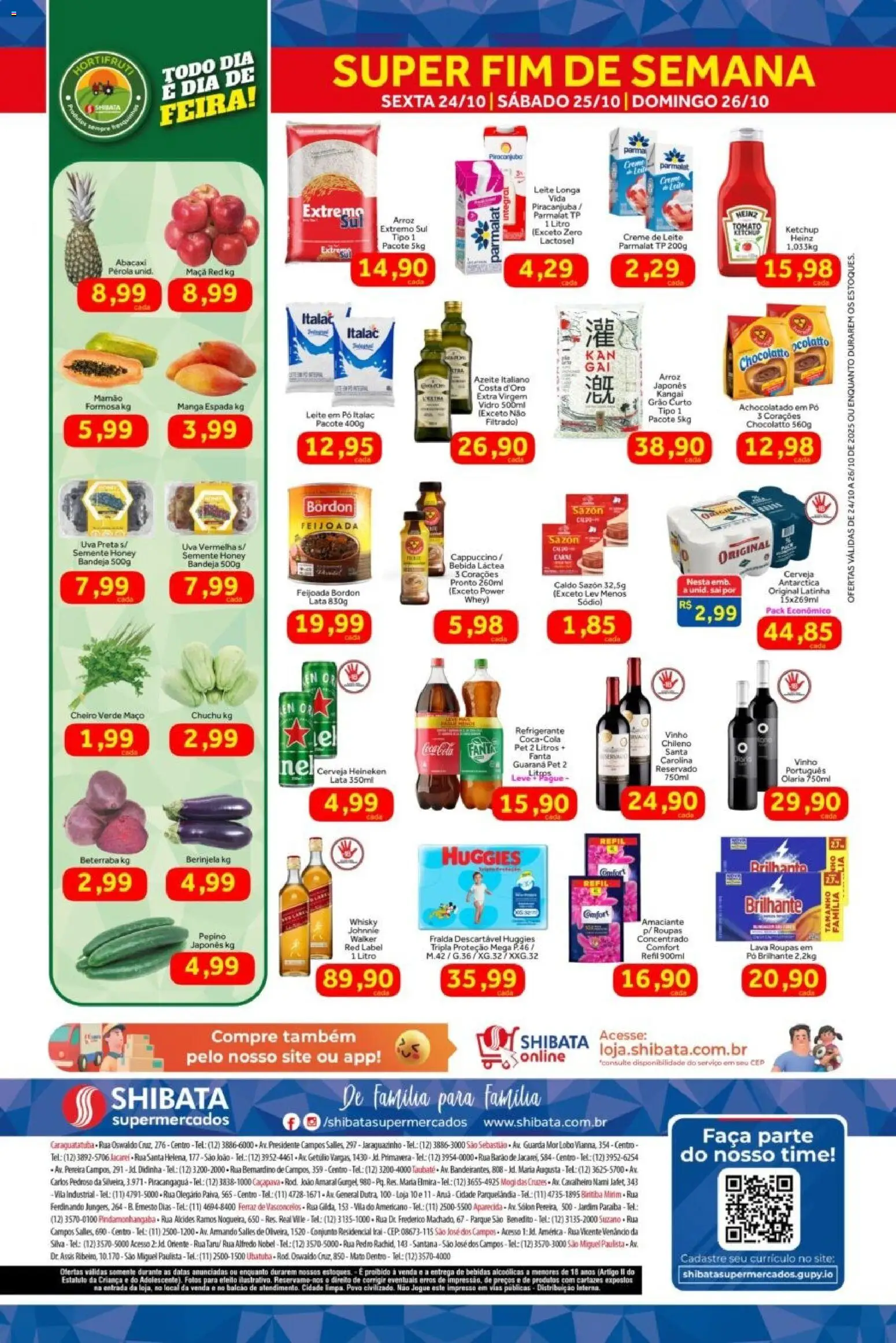 Shibata Folheto - válido de 21.10.2025 | Página: 2 | Produtos: Pó, Ketchup, Mamão, Sal