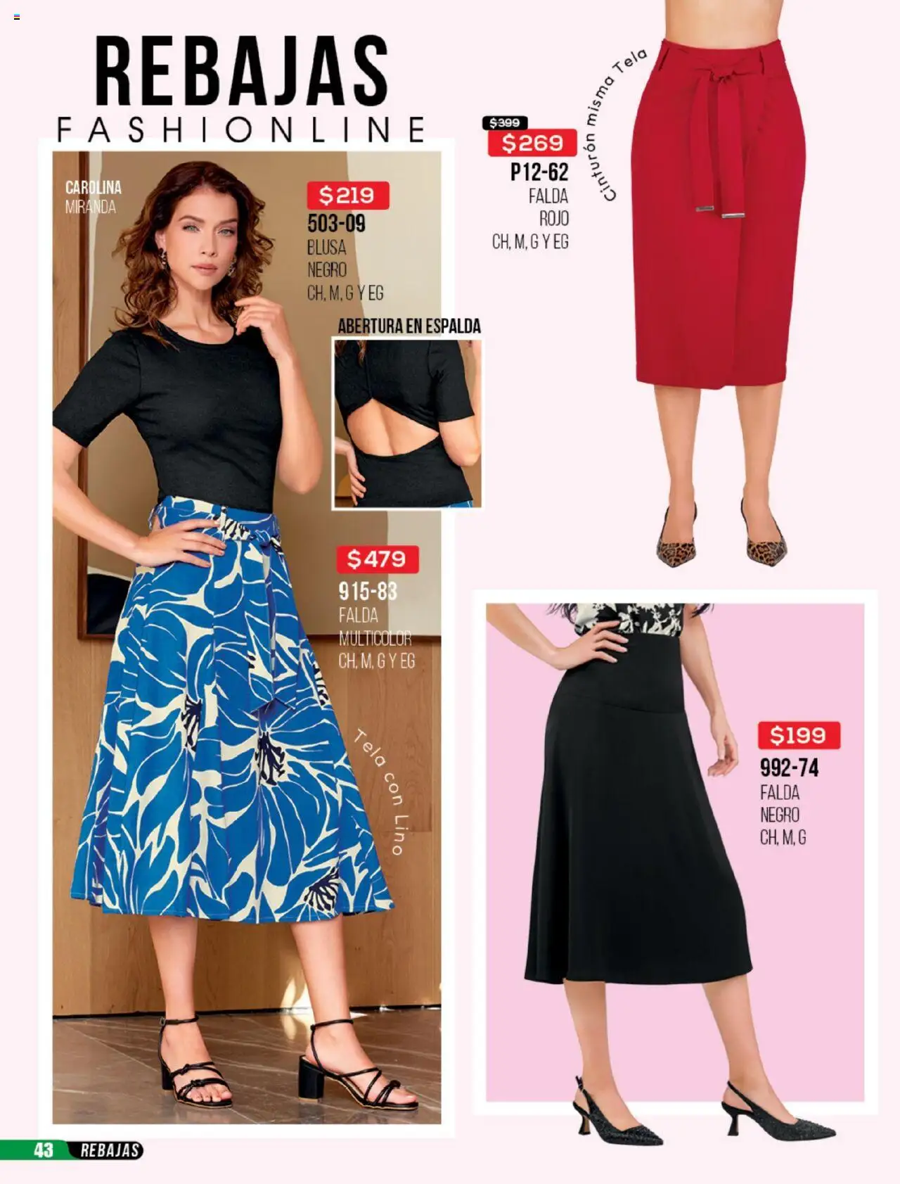 Nuevas ofertas de Cklass válidas en toda la República Mexicana desde el 30.05.2025. ¡Encuentra las mejores ofertas en Cklass catálogo Rebajas Ropa! | Página: 44 | Productos: Blusa, Cinturón, Falda