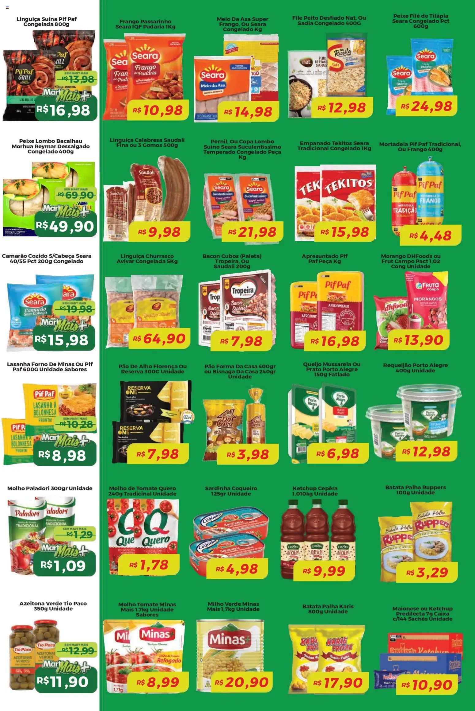 Mart Minas Folheto - válido de 02.01.2026 | Página: 2 | Produtos: Alho, Lombo, Ketchup, Requeijão