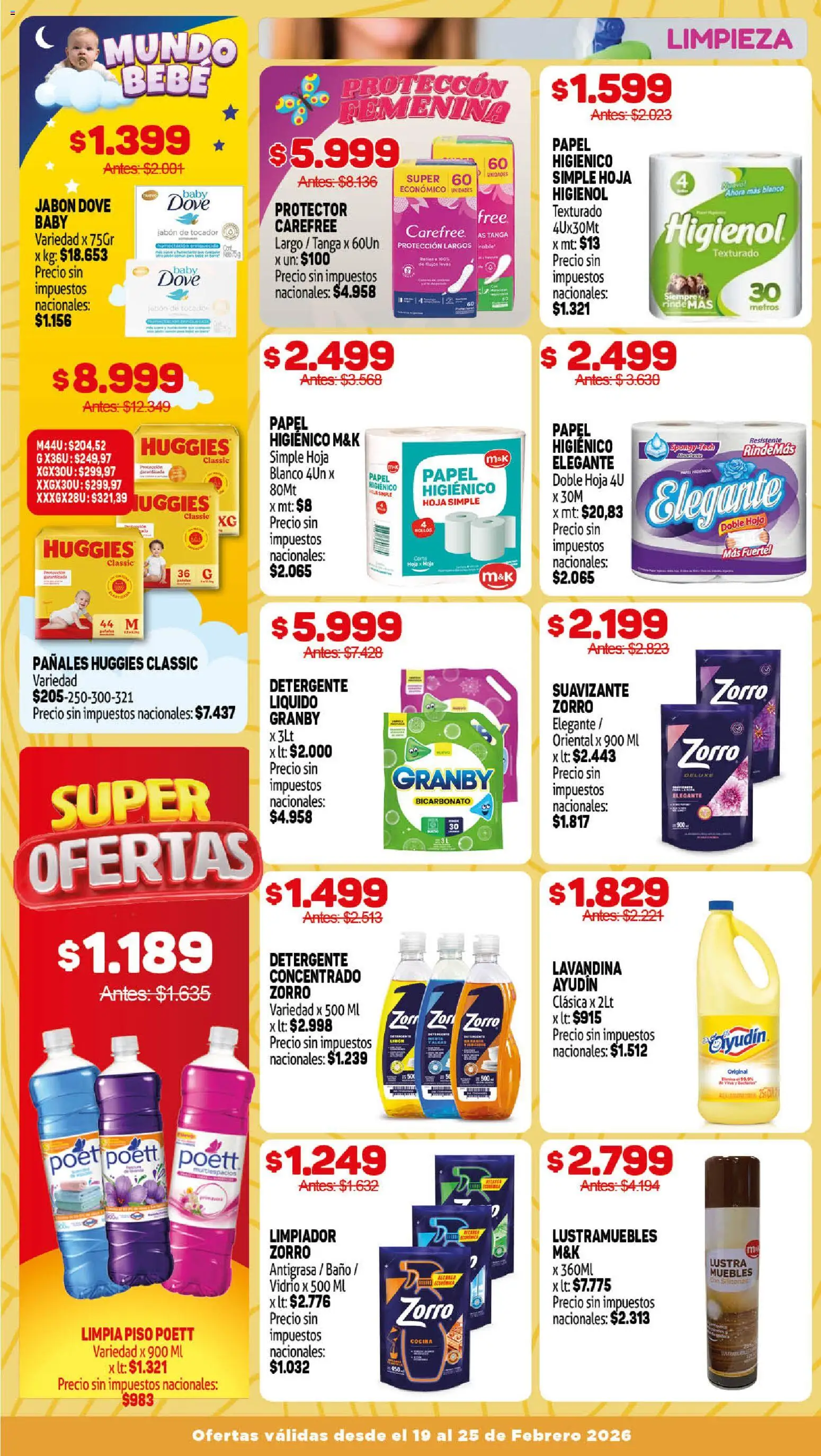Makro ofertas │ válido desde el 19.09.2026 | Página: 14 | Productos: Antigrasa, Baño, Detergente, Pañales
