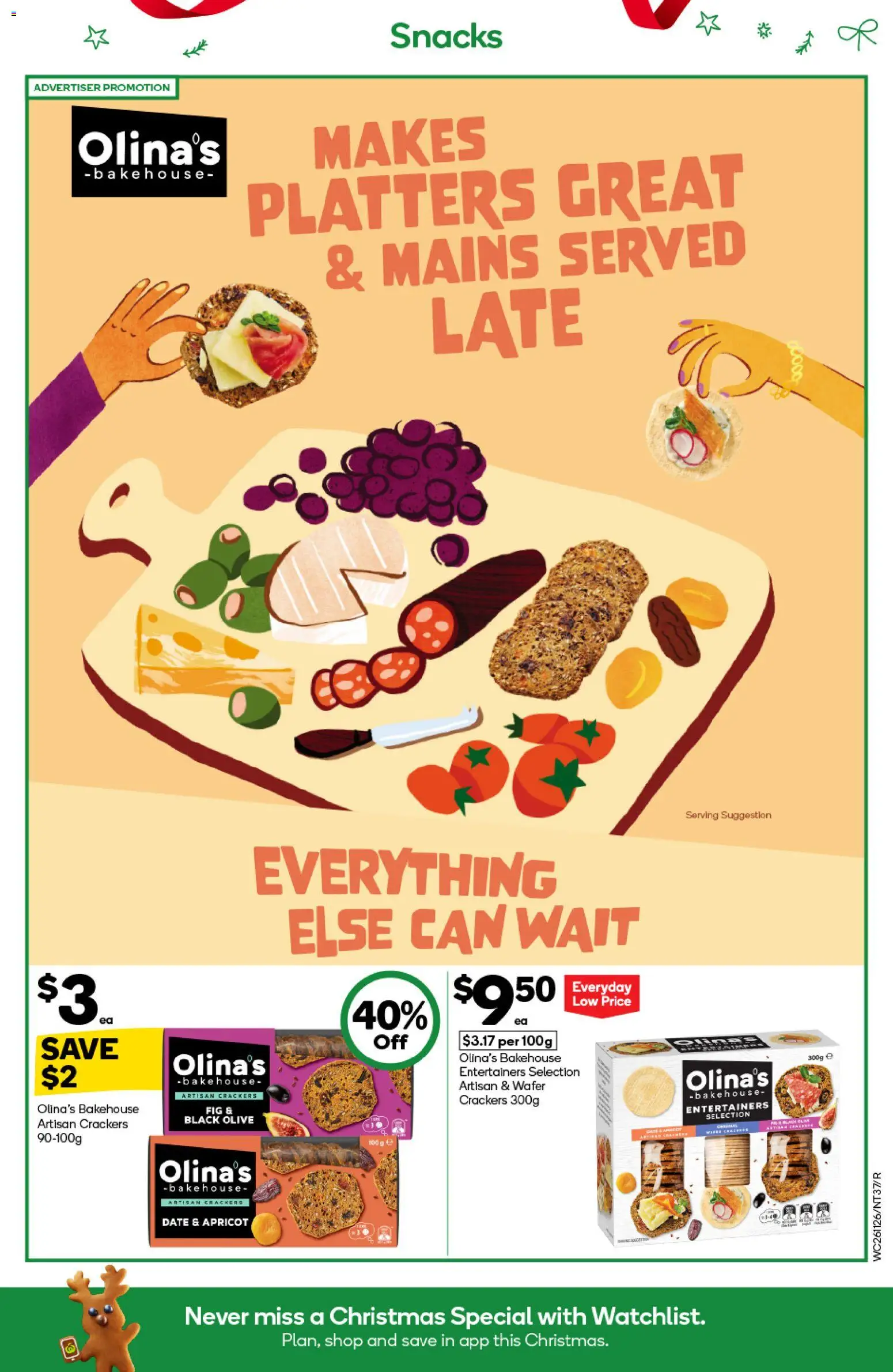 Woolworths catalogue - valid from 26.11.2025 | Page: 37 | Products: Crackers, Date