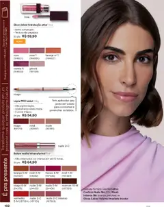 Natura - Ciclo 17/2025 - Pré-Visualização do folheto da loja Natura, válido de 14.10.2025 | Página: 102 | Produtos: Corretivo, Batom, Gloss labial, Lápis