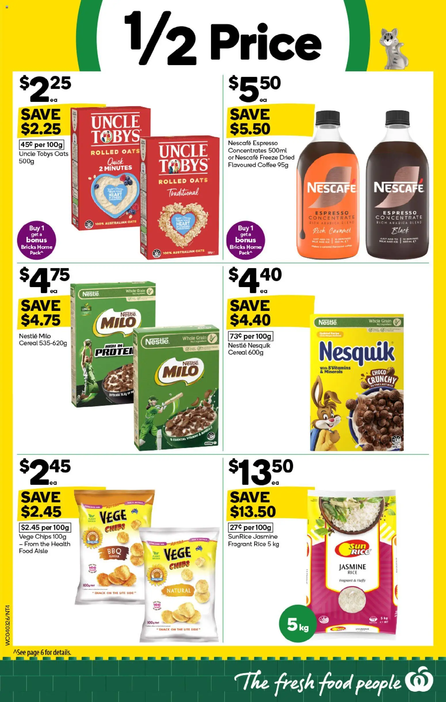 Woolworths catalogue - valid from 04.03.2026 | Page: 4 | Products: Plant, Milk, Hat, Nescafe