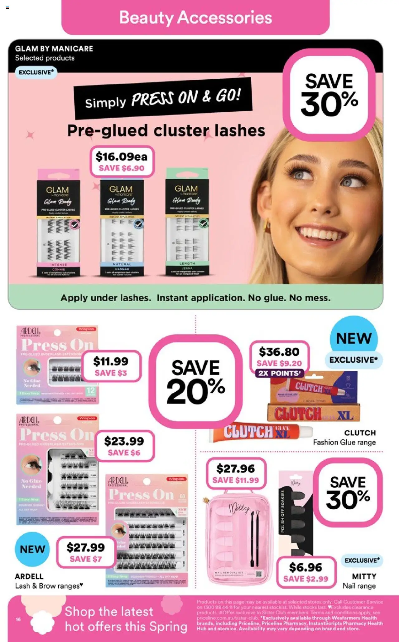 Priceline Pharmacy catalogue - valid from 11.09.2025 | Page: 16 | Products: Clutch, Polish, Accessories, Press