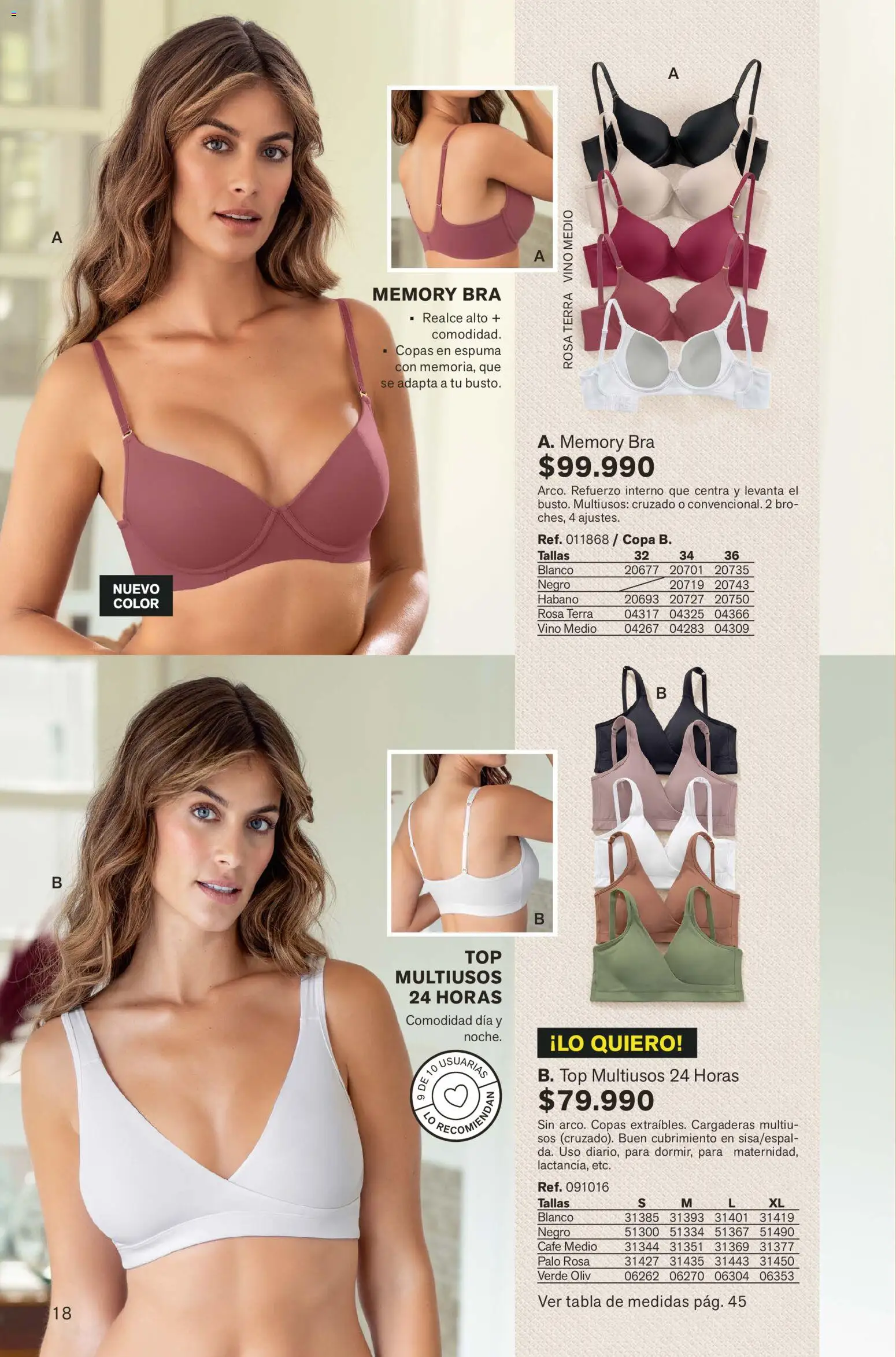 Leonisa revista - valida desde el 01.02.2026 | Página: 18 | Productos: Espuma, Top, Café, Vino