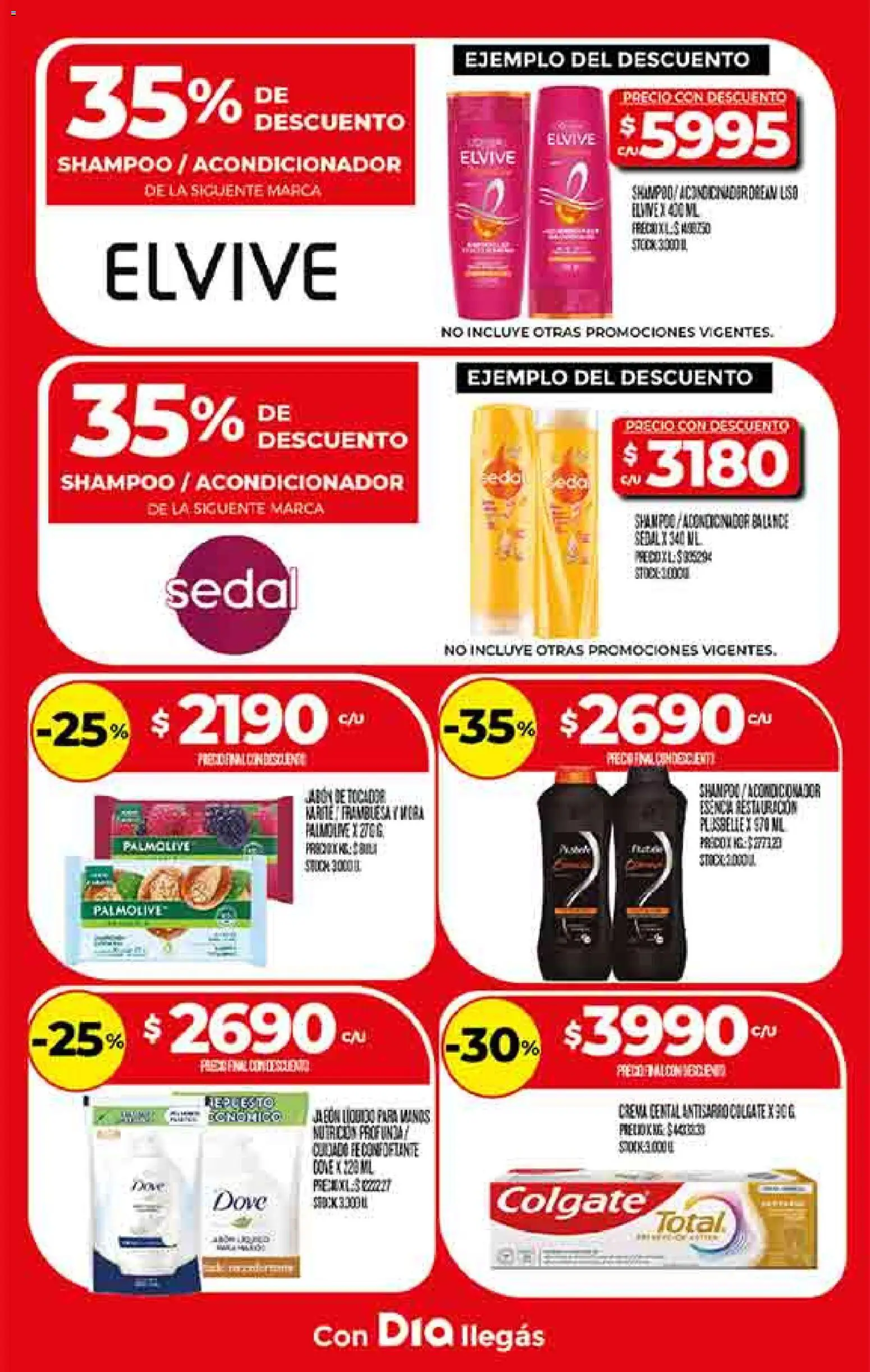 Supermercado DIA Ofertas │ válido desde el 19.11.2025 | Página: 23 | Productos: Jabón líquido, Acondicionador, Té, Crema