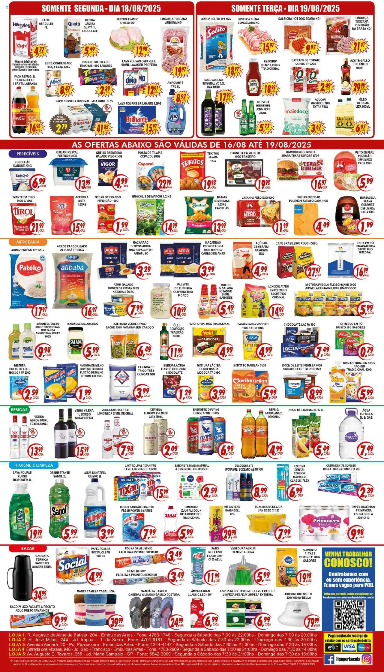 Kaçula Folheto - válido de 16.08.2025 | Página: 2 | Produtos: Esponja, Escova, Desodorante, Café
