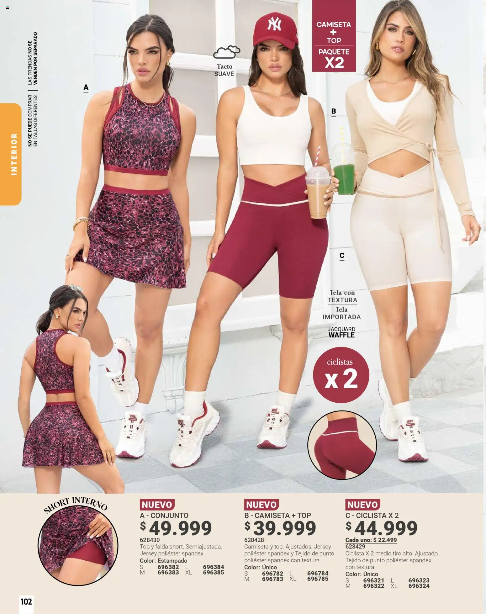 Carmel revista - valida desde el 01.01.2026 | Página: 102 | Productos: Falda, Short, Camiseta, Conjunto