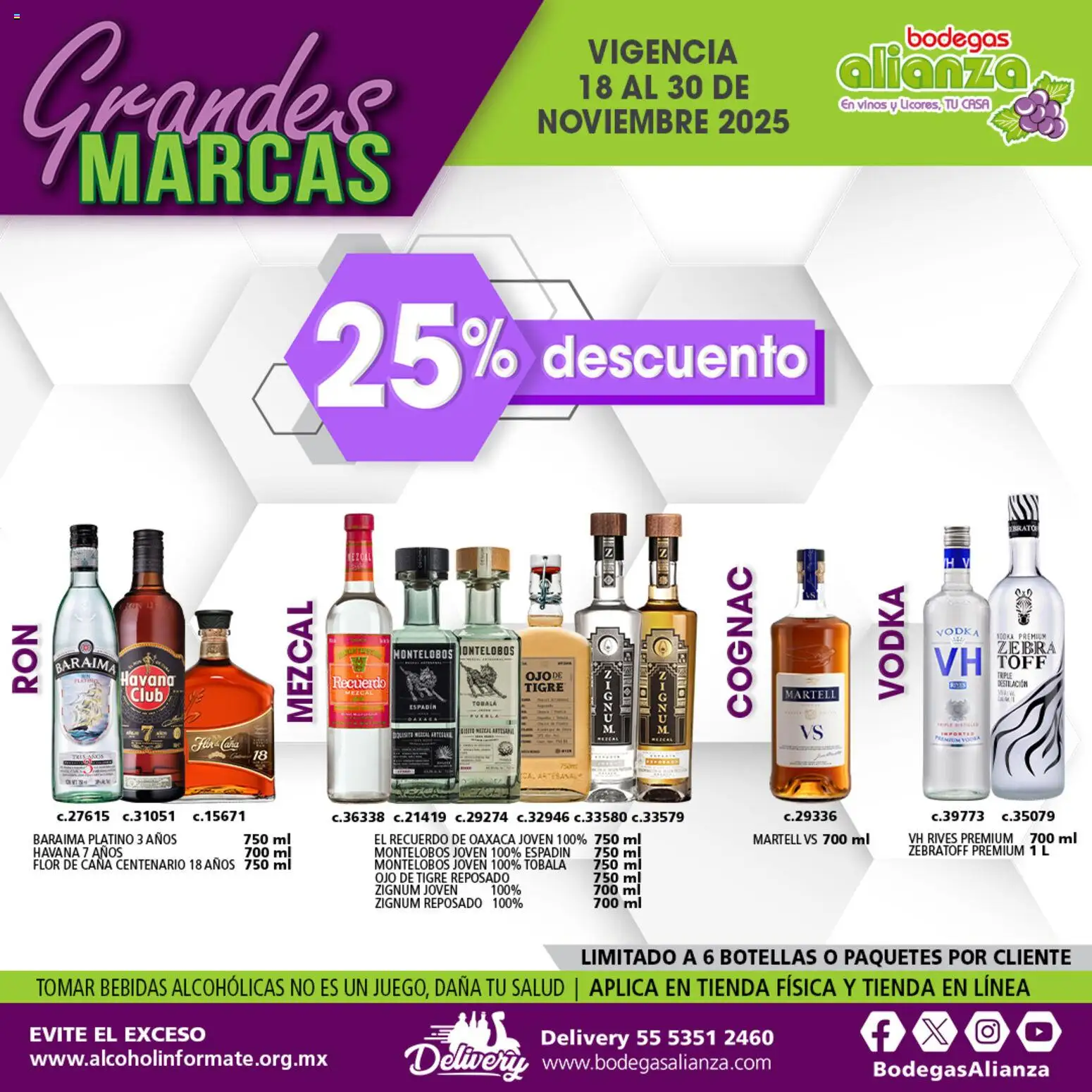Nuevas ofertas de Bodegas Alianza válidas en toda la República Mexicana desde el 18.11.2025. ¡Encuentra las mejores ofertas en Bodegas Alianza catálogo Ofertas ! | Página: 6 | Productos: Té, Vodka
