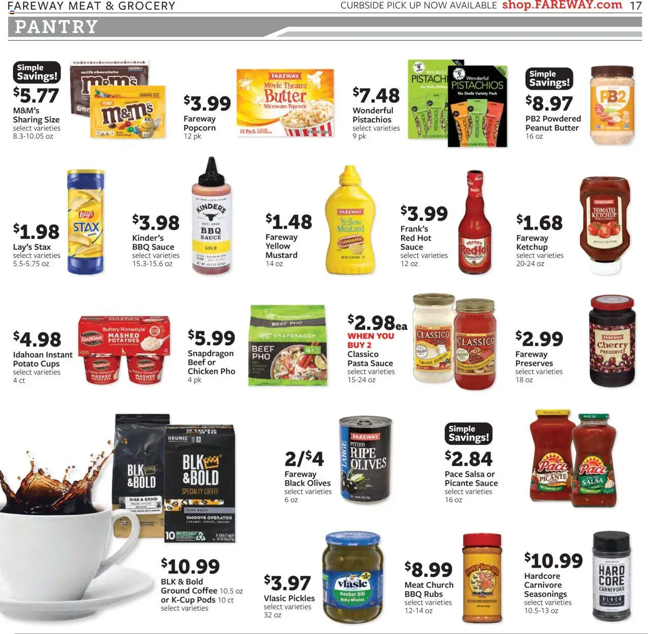 Fareway Weekly Ad - valid from 04.08.2025 | Page: 17 | Products: Milk, Beef, Pasta, Dill