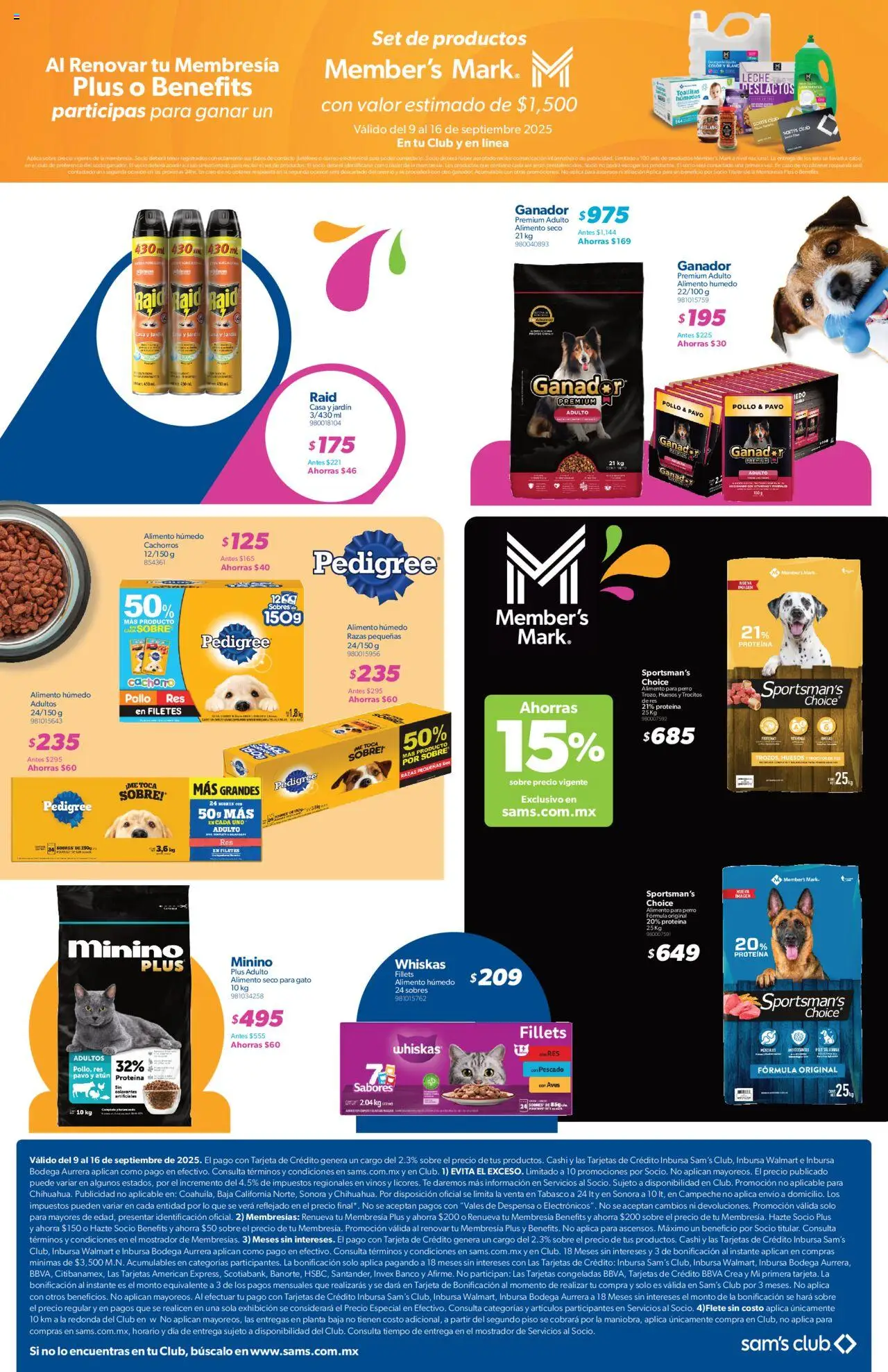 Nuevas ofertas de Sam's Club válidas en toda la República Mexicana desde el 09.09.2025. ¡Encuentra las mejores ofertas en Sam's Club - Catálogo Socio Fest! | Página: 15 | Productos: Leche, Planta, Despensa, Té