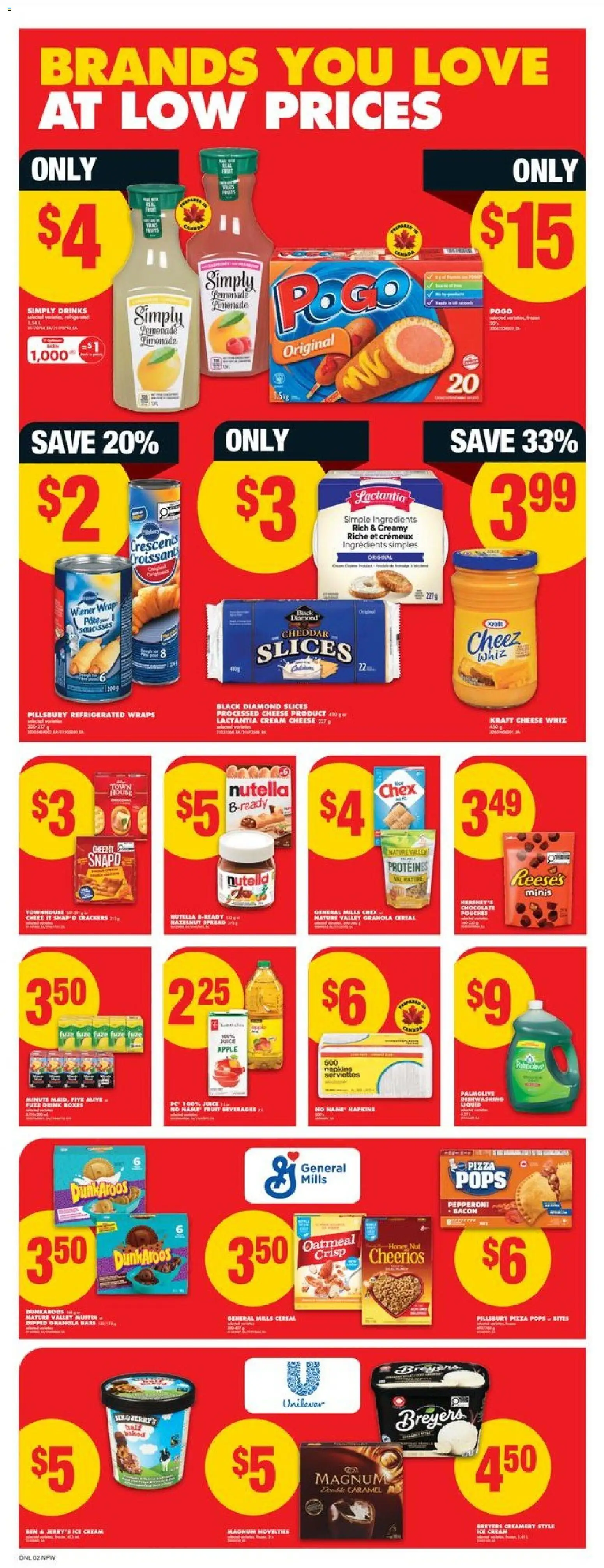 No Frills flyer valid from 18.12.2025 | Page: 6 | Products: Ice cream, PC, Chocolate, Pizza