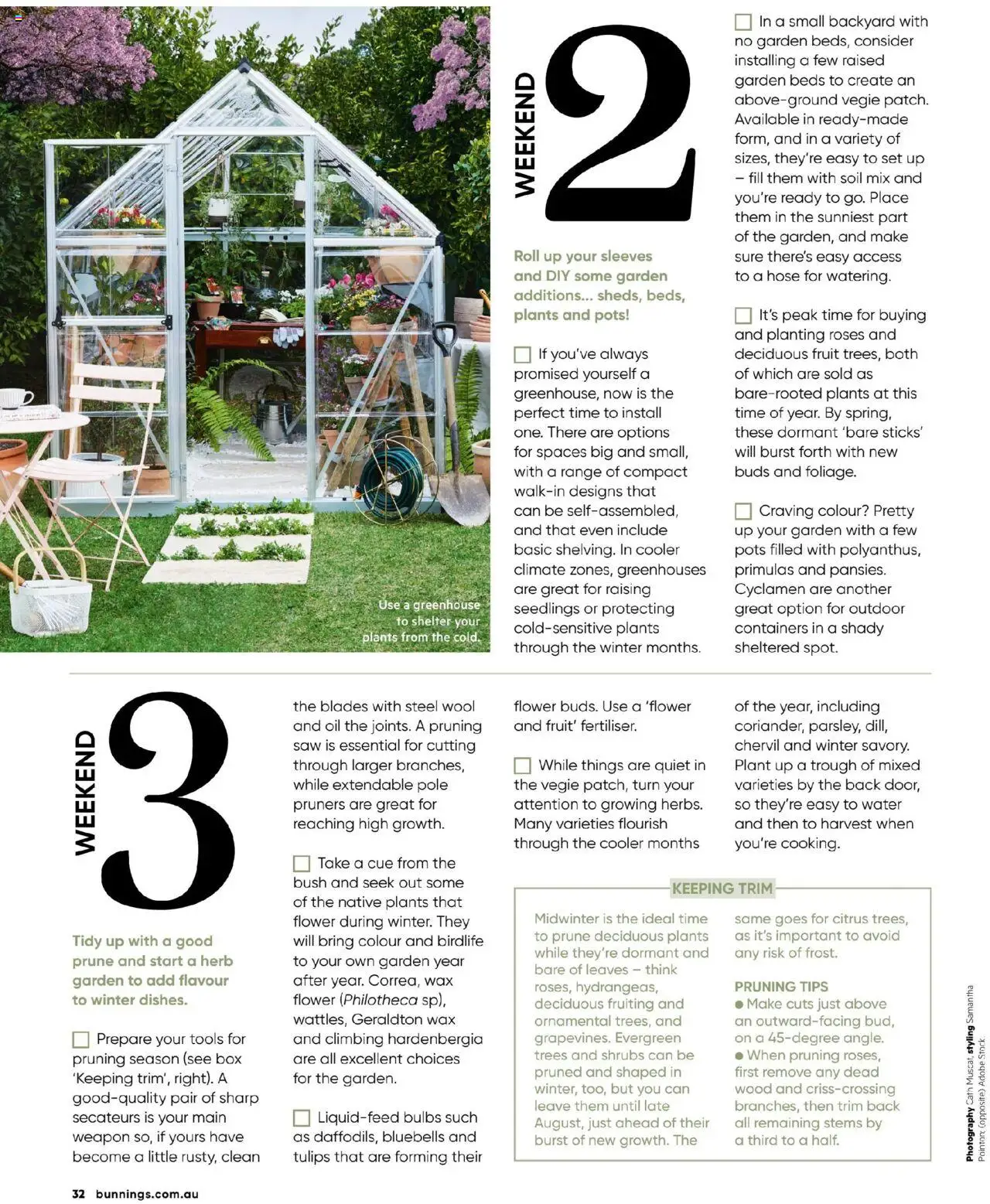 Bunnings Warehouse catalogue - valid from 01.07.2025 | Page: 32 | Products: Pruning, Saw, Soil, Tools