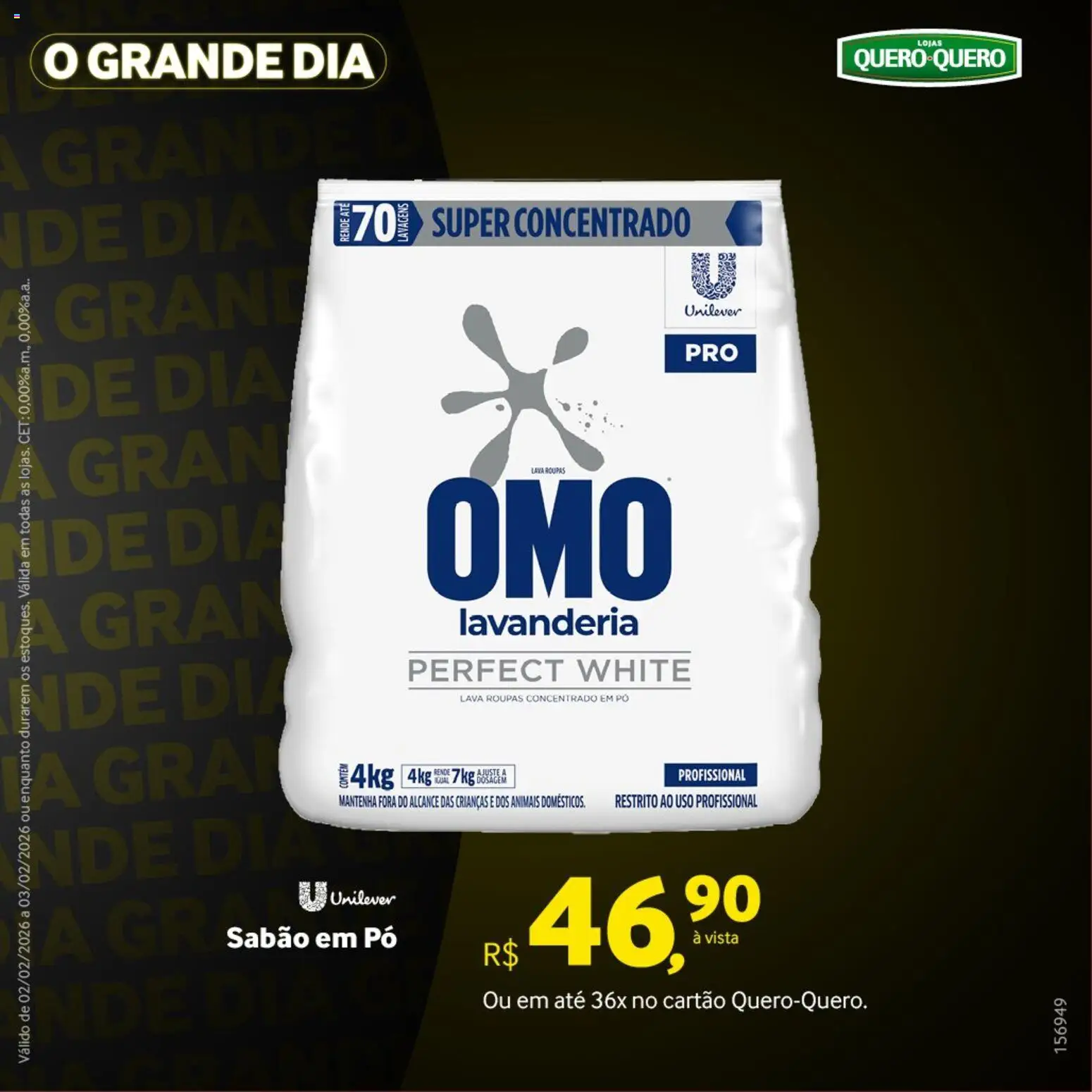 Lojas Quero-Quero Folheto - válido de 02.02.2026 | Página: 5 | Produtos: Pó, Sabão, Sabão em pó, Roupas