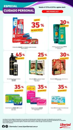 Vista previa Hipermercado Libertad - Cuidado personal  válido desde el 17.10.2025