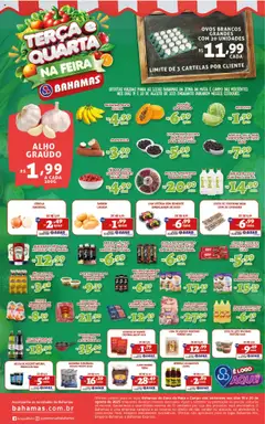 Bahamas Supermercados - Ofertas Terça e Quarta na Feira - Pré-Visualização do folheto da loja Bahamas Supermercados, válido de 19.08.2025