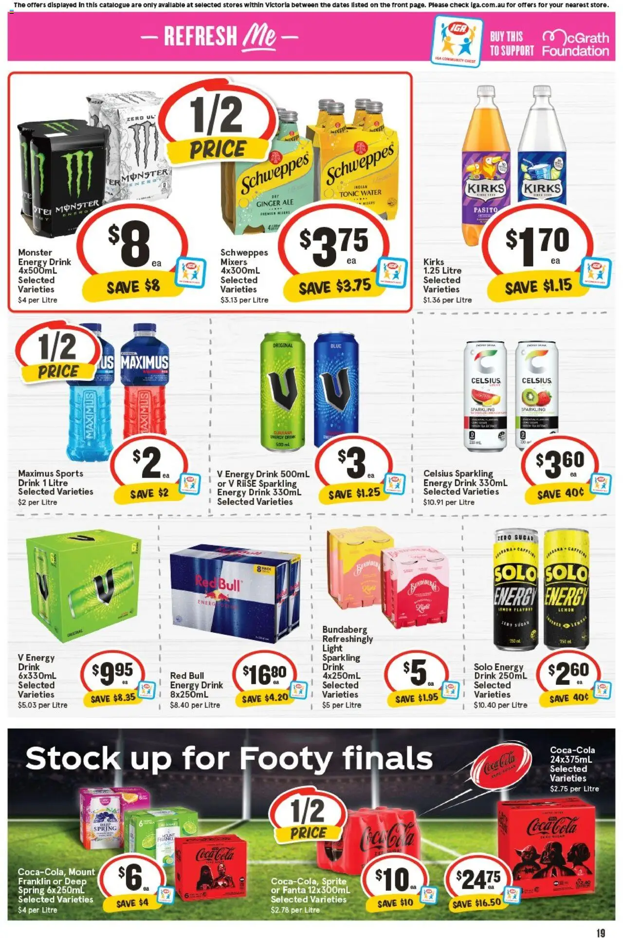IGA catalogue - valid from 17.09.2025 | Page: 18 | Products: Light, Water, Sugar, Foundation