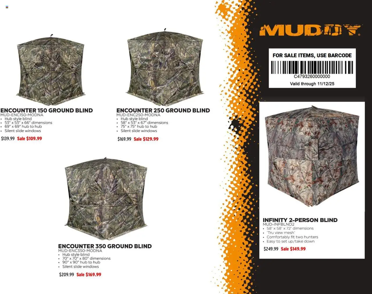 Dunham's Sports Hunting Game Camera, Blind & Treestand Guide - valid from 21.08.2025 | Page: 9 | Products: Hub