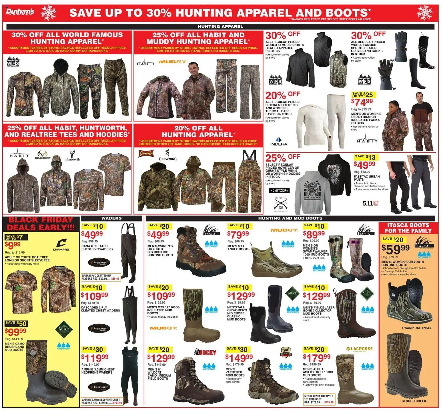 Dunham's Sports Black Friday - valid from 15.11.2025 | Page: 10 | Products: Pants, Socks, Boots, Gloves
