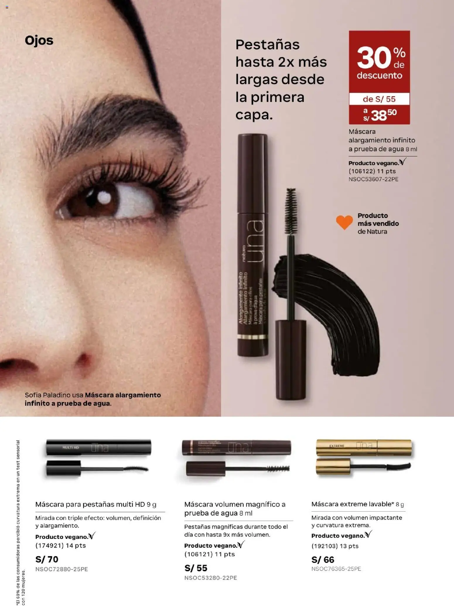 Catálogo Natura válido desde 31.03.2026 | Página: 70 | Productos: Máscara