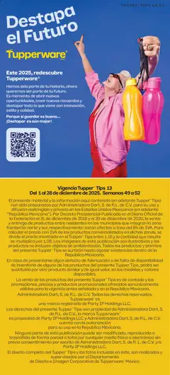 Vista previa de Tupperware catálogo, nuevo folleto de la tienda, válido en México a partir del 01.12.2025 | Página: 55