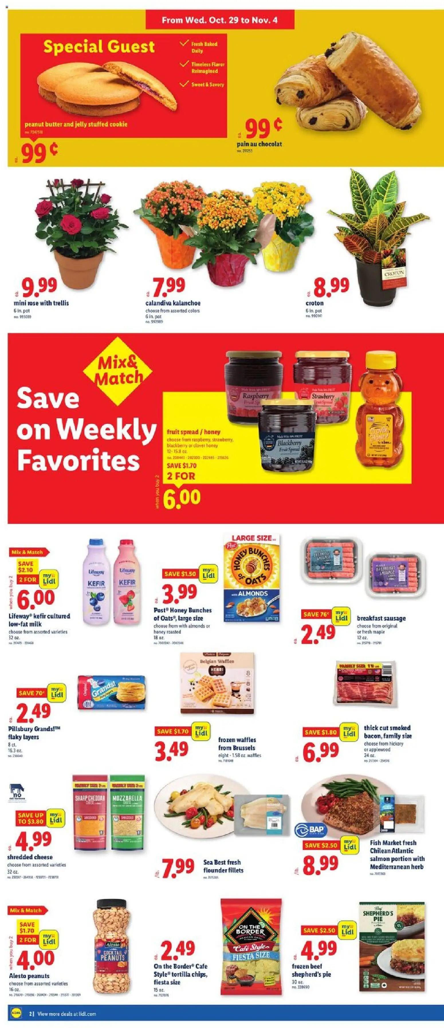 Lidl Weekly Ad - NY - valid from 29.10.2025 | Page: 2 | Products: Butter, Fish, Beef, Raspberry