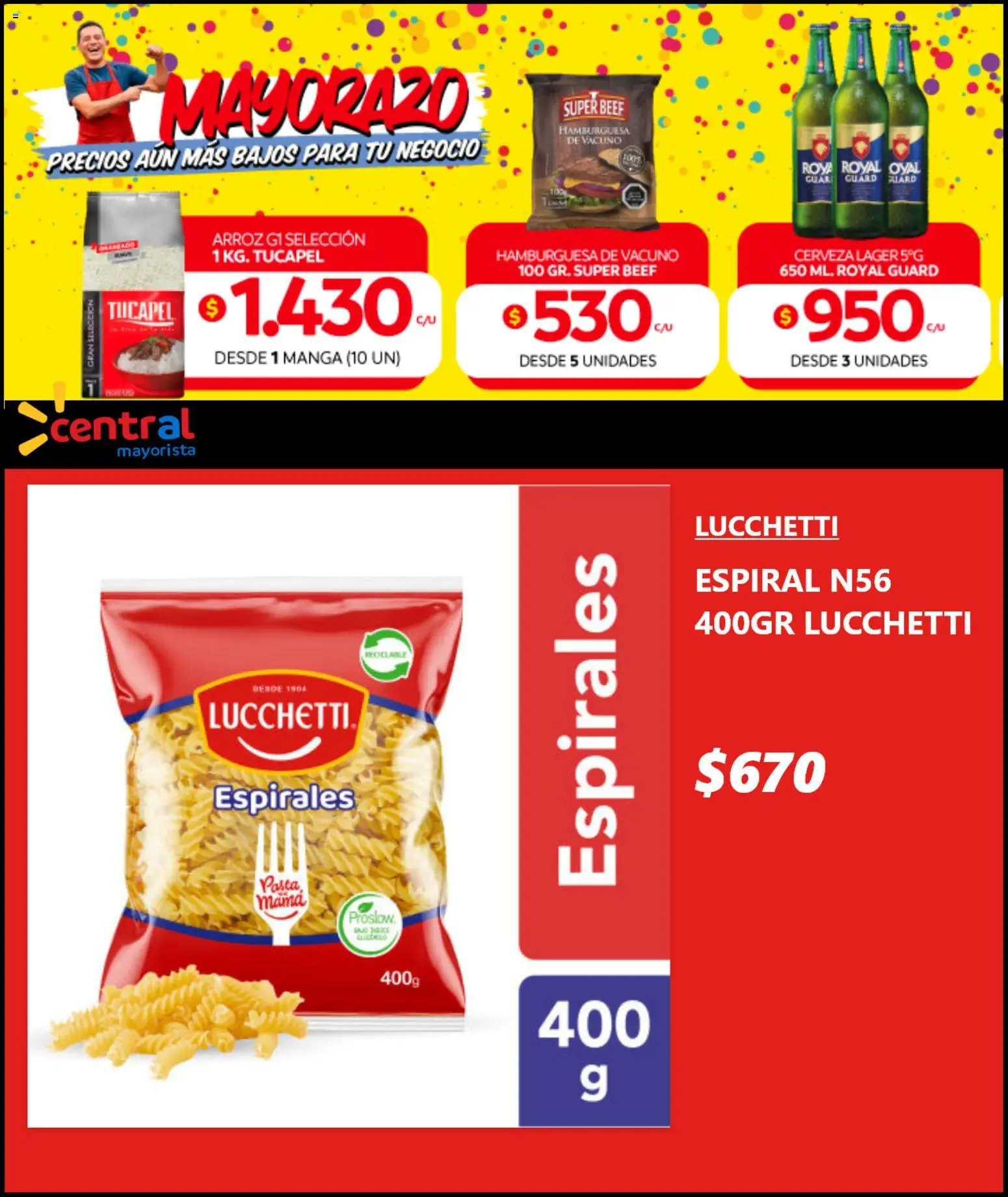 Central Mayorista ofertas  │ válido desde el 04.03.2026 | Página: 3 | Productos: Manga, Cerveza, Arroz, Pasta