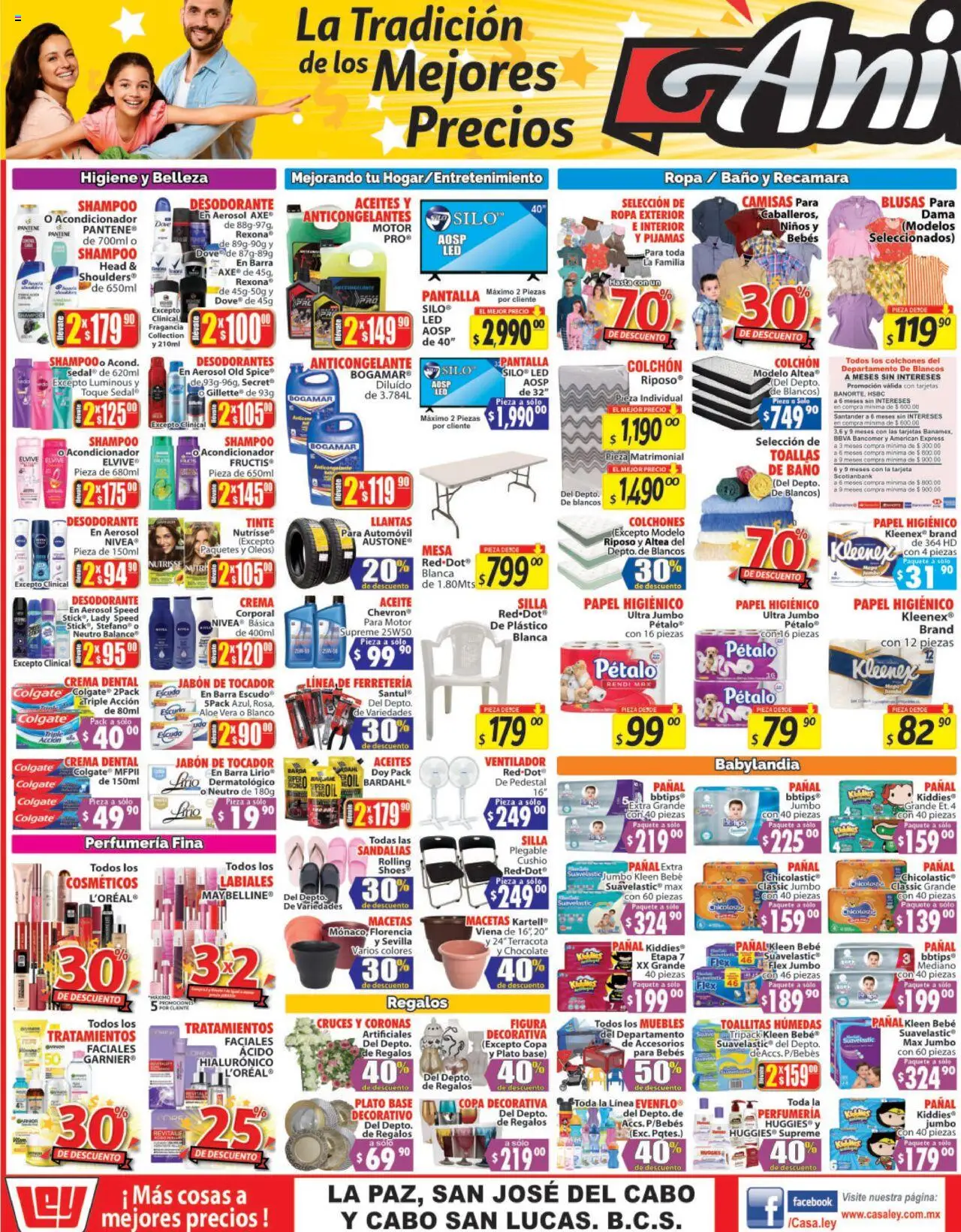 Nuevas ofertas de Casa Ley válidas en toda la República Mexicana desde el 18.10.2025. ¡Encuentra las mejores ofertas en Casa Ley folleto Autoservicio! | Página: 3 | Productos: Toallitas húmedas, Aceite, Ropa, Toallas