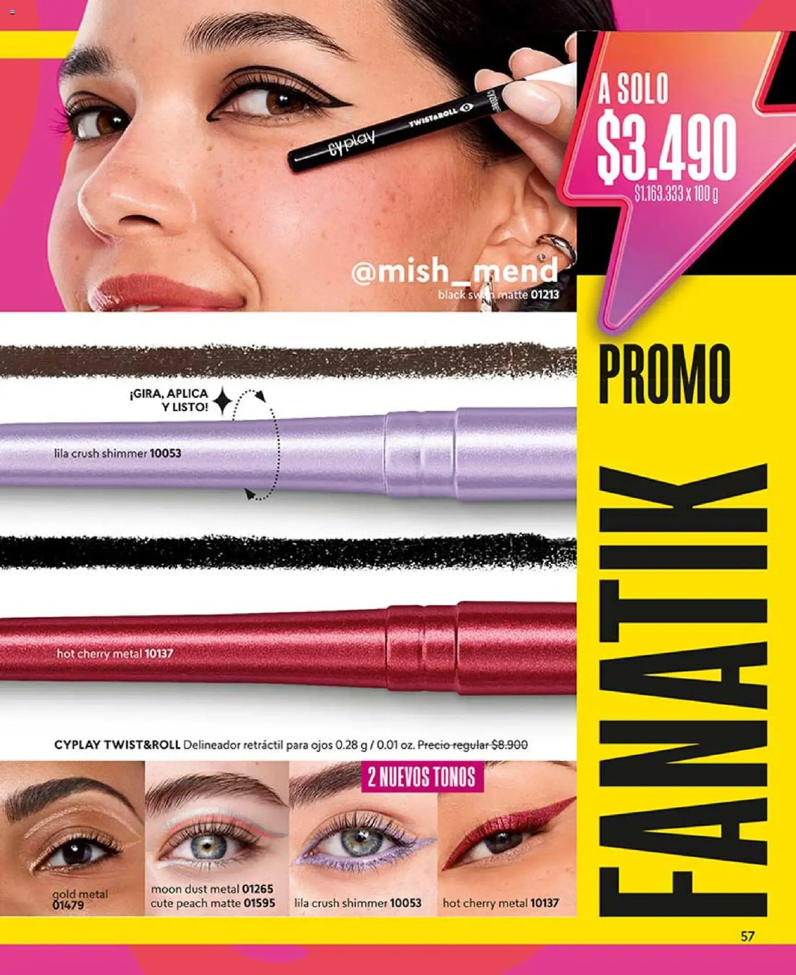 Catálogo CyZone Campaña 8 │ válido desde el 29.04.2026 | Página: 57 | Productos: Delineador