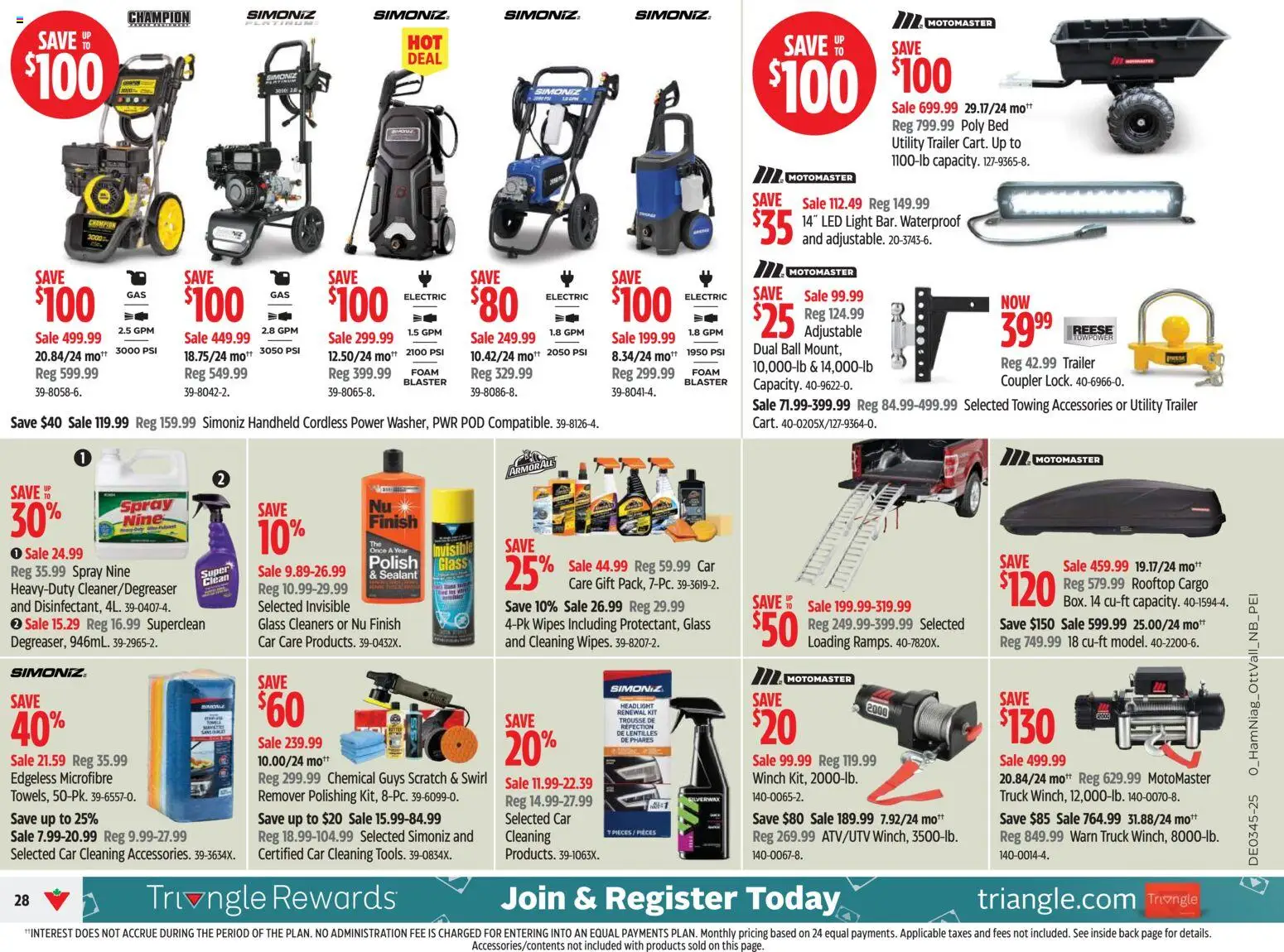 Canadian Tire flyer valid from 30.10.2025 | Page: 28 | Products: Bed