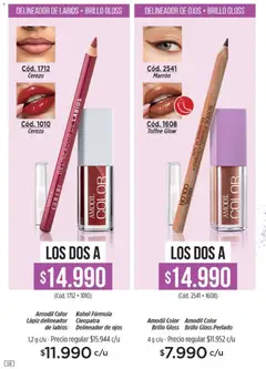 Vista previa Catálogo Amodil Campaña 4 válido desde el 01.03.2026 | Página: 58 | Productos: Delineador de ojos, Delineador, Brillo