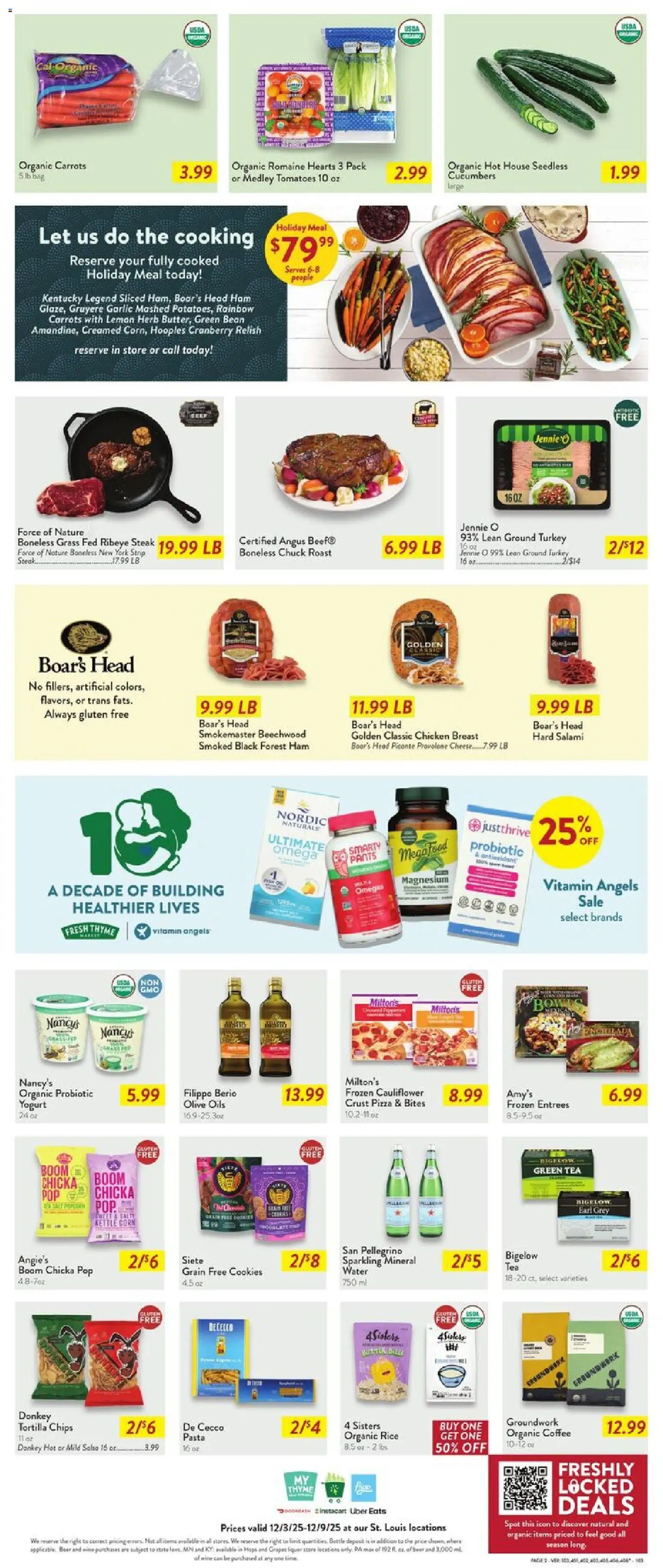 Fresh Thyme Weekly Ad - valid from 03.12.2025 | Page: 5 | Products: Cheese, Coffee, Pants, Lemon