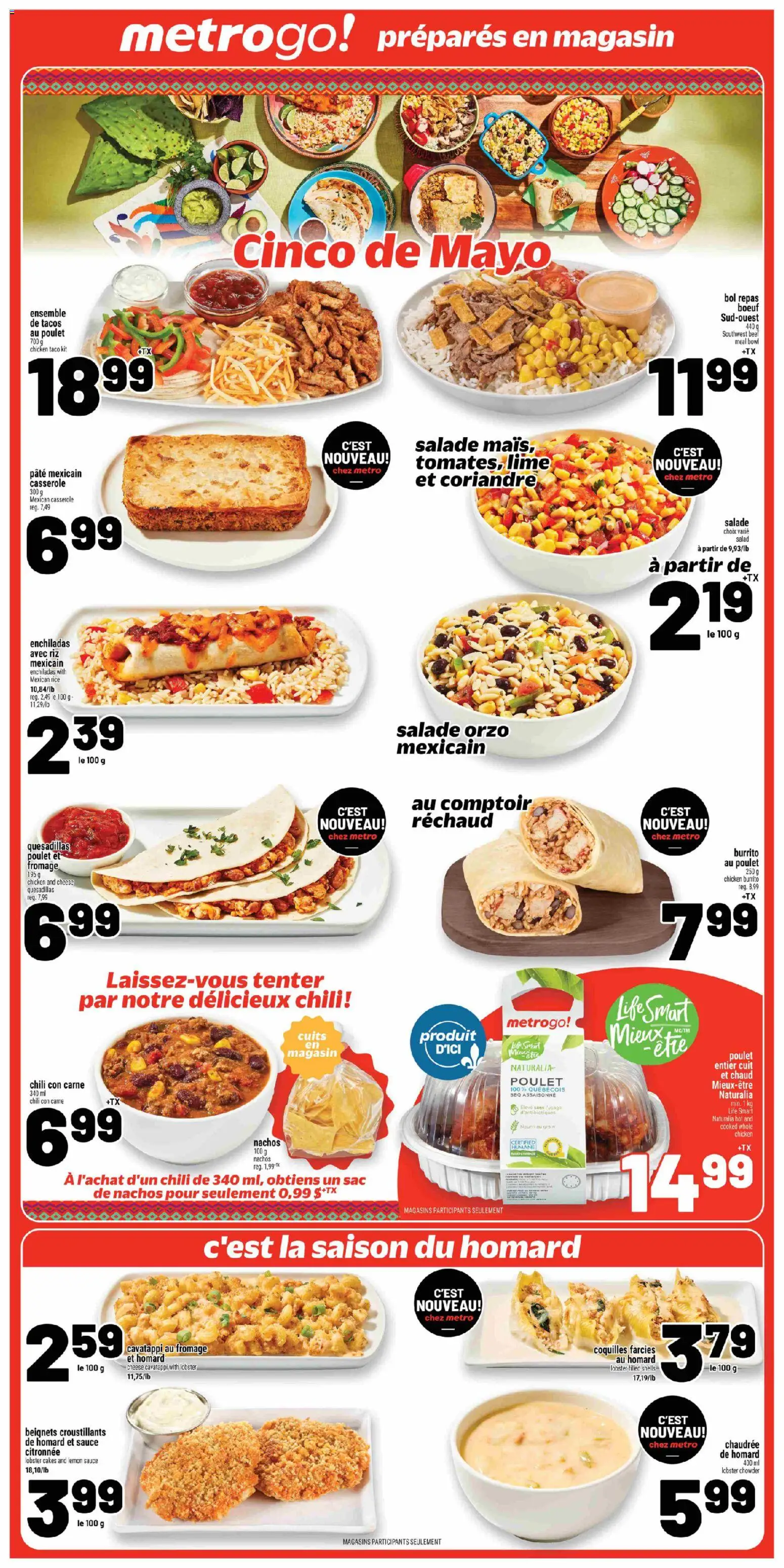 Metro flyer valid from 30.04.2026 | Page: 13 | Products: Rice, Salad, Cheese, Chicken