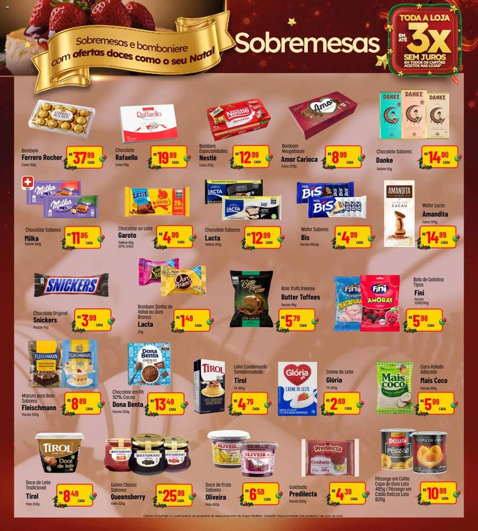 Super Muffato Folheto - válido de 13.12.2025 | Página: 14 | Produtos: Geleia, Ferrero Rocher, Goiabada, Mistura para bolo