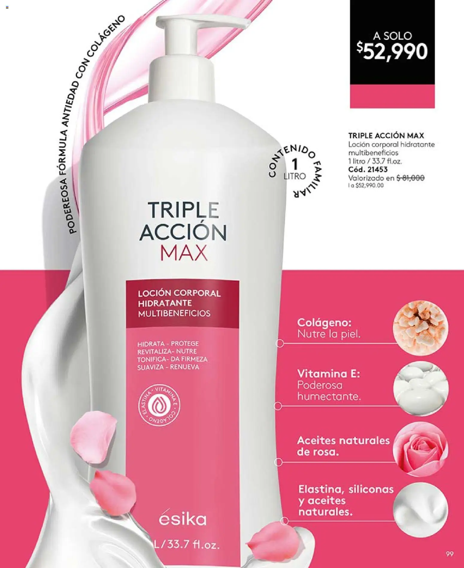 Ésika revista - valida desde el 03.04.2026 | Página: 99 | Productos: Loción